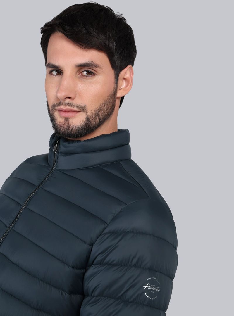 PARKA MANGA LARGA REGULAR FIT PETROLEO ARROW - 3