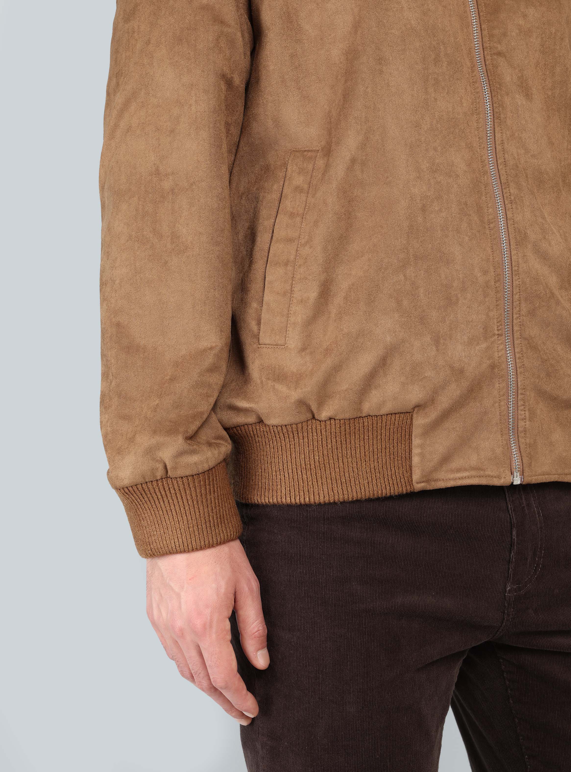 CHAQUETA BOMBER REGULAR FIT CAMEL ARROW - 5