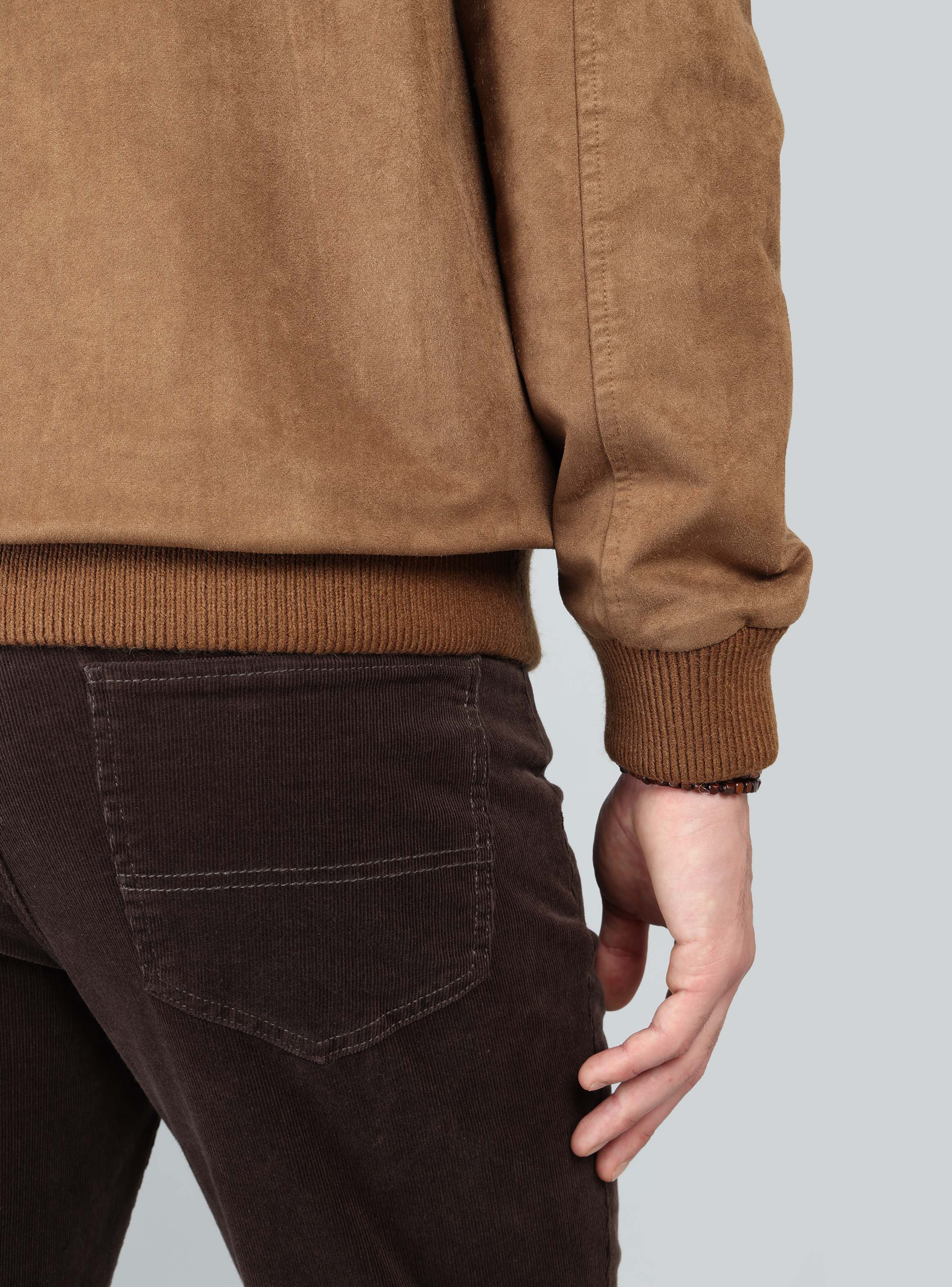 CHAQUETA BOMBER REGULAR FIT CAMEL ARROW - 6