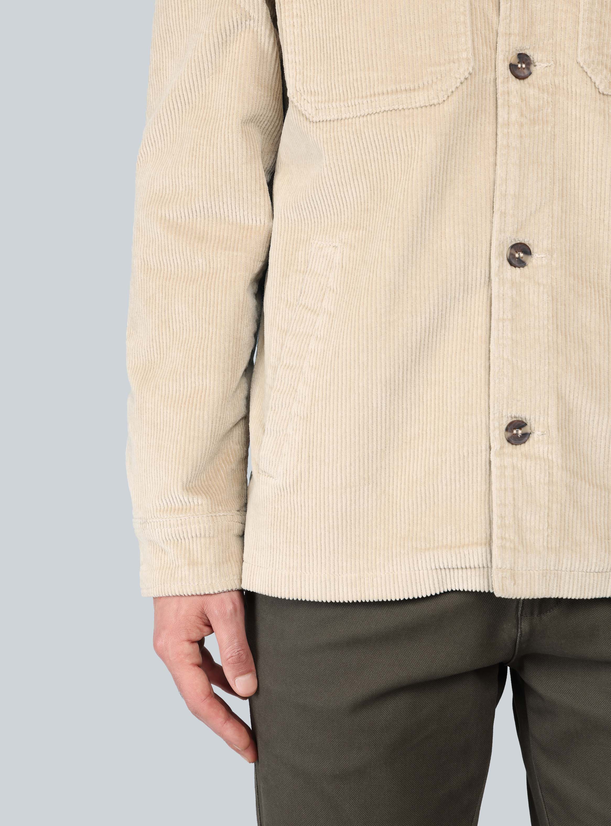 CHAQUETA COTELE  SPANDEX REGULAR FIT CAFE  ARROW - 5