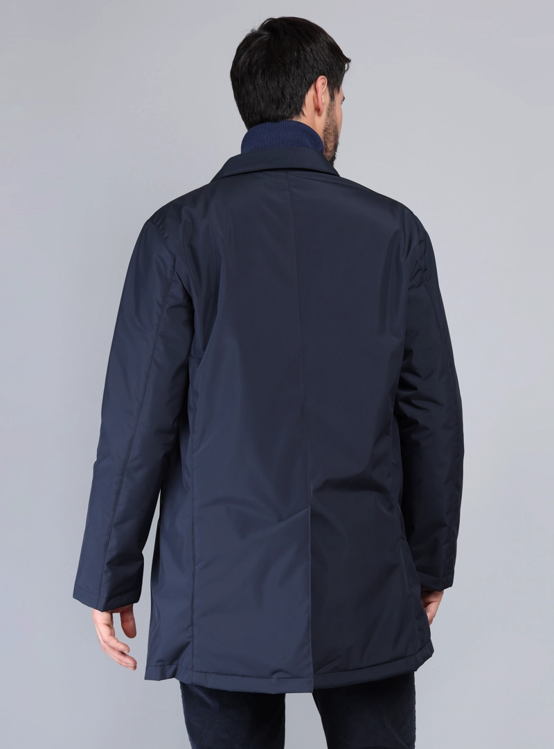 CHAQUETA IMPERMEABLE REGULAR FIT AZUL MARINO - 2