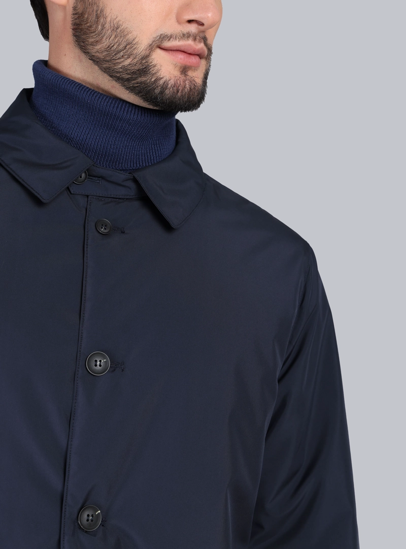 CHAQUETA IMPERMEABLE REGULAR FIT AZUL MARINO - 3