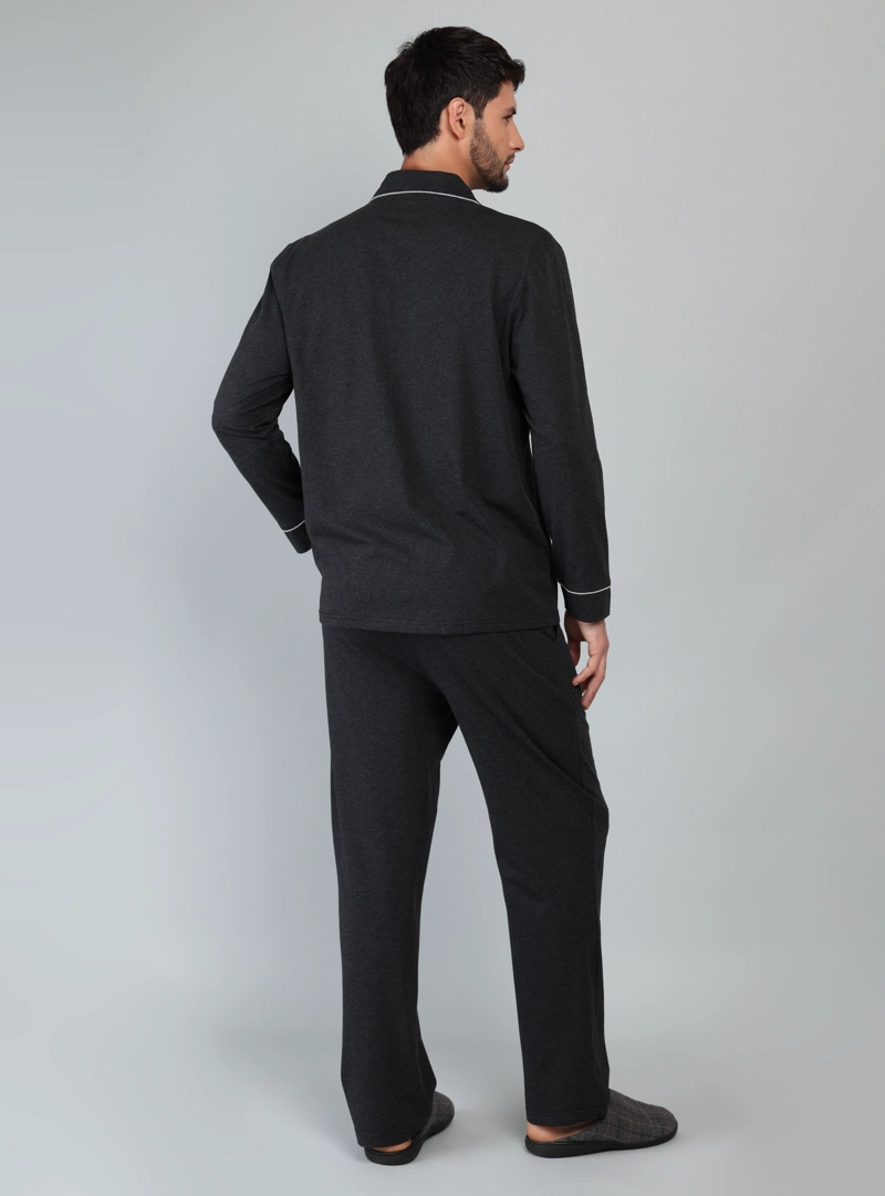 PIJAMA CLASICO REGULAR FIT GRIS ARROW - 2