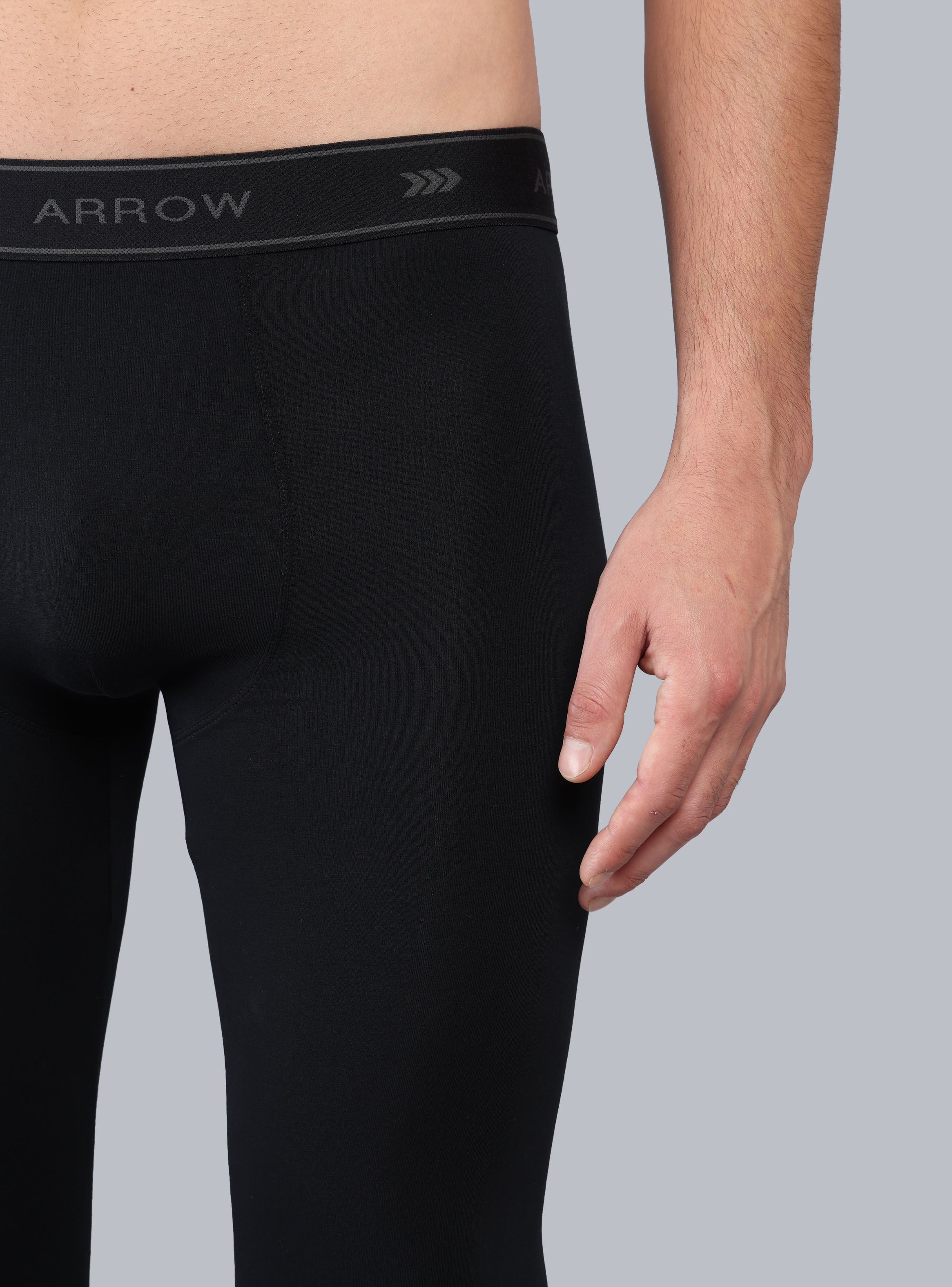 CALZA PACK 2 UNIDADES NEGRO ARROW - 3