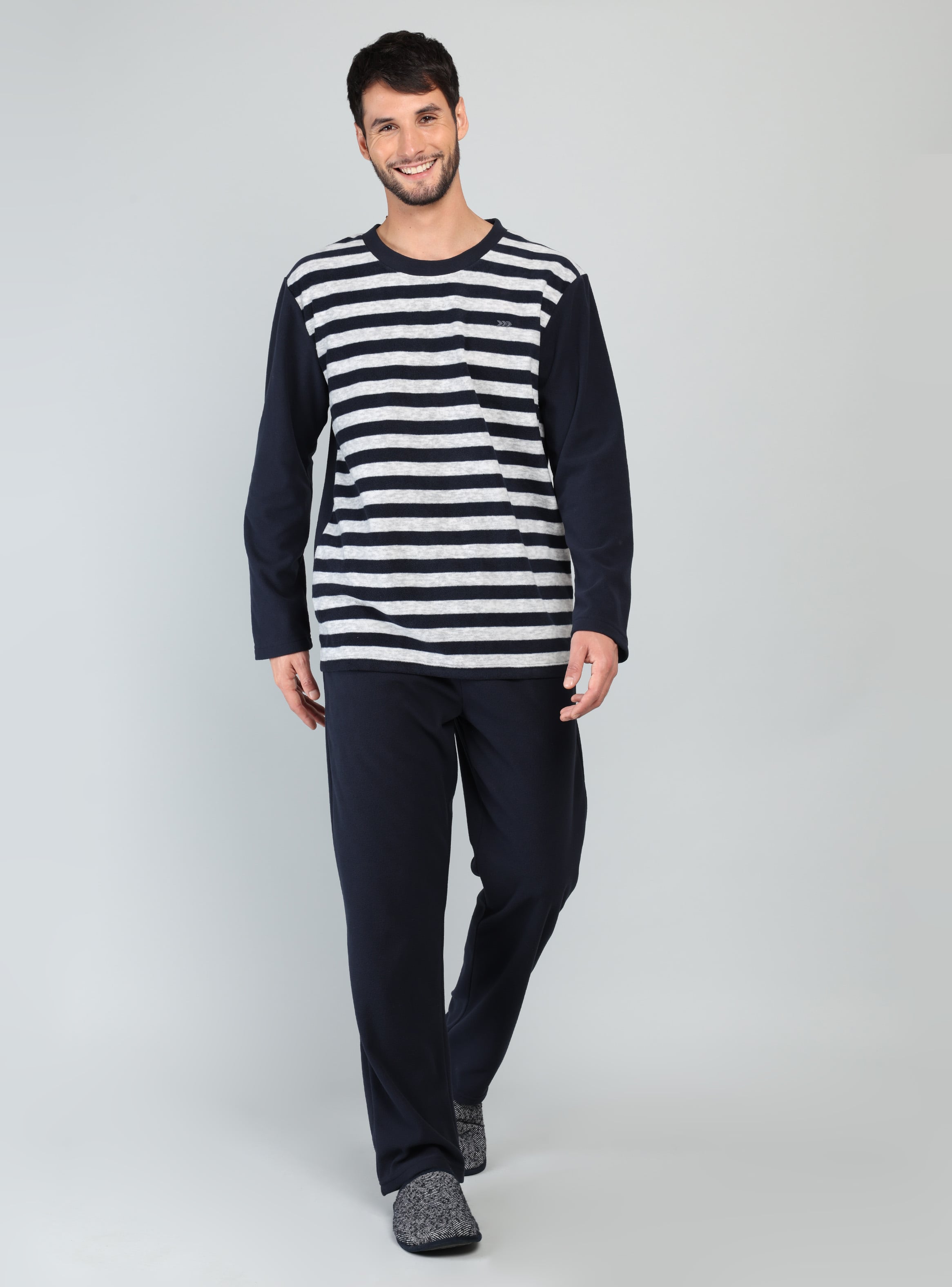 ARROW PIJAMA LARGO POLAR REGULAR FIT AZUL ARROW