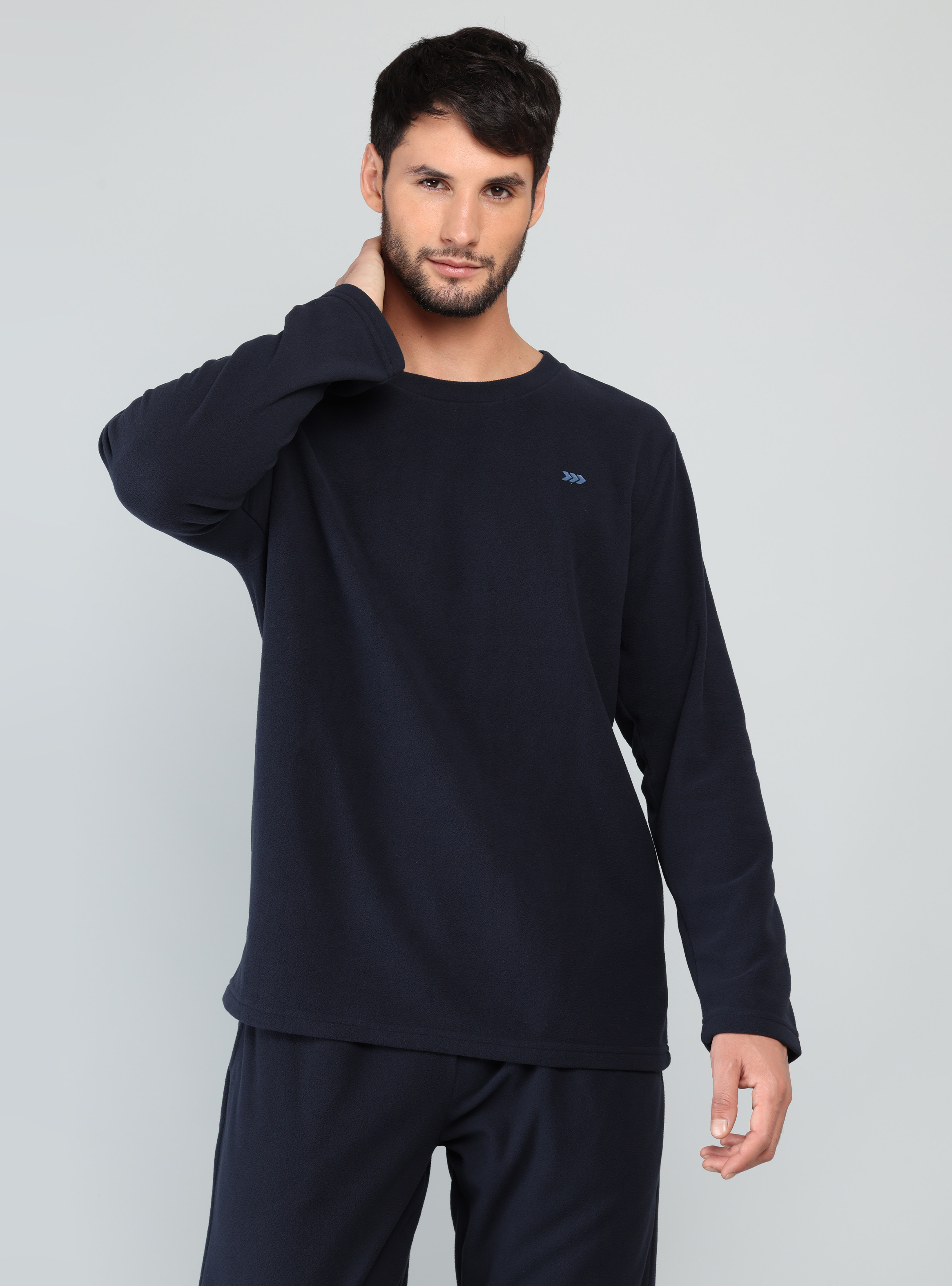 PIJAMA LARGO POLAR REGULAR FIT AZUL ARROW - 2