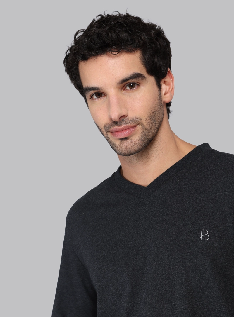 PIJAMA LARGO REGULAR FIT GRIS OSCURO PIERO BUTTI - 4