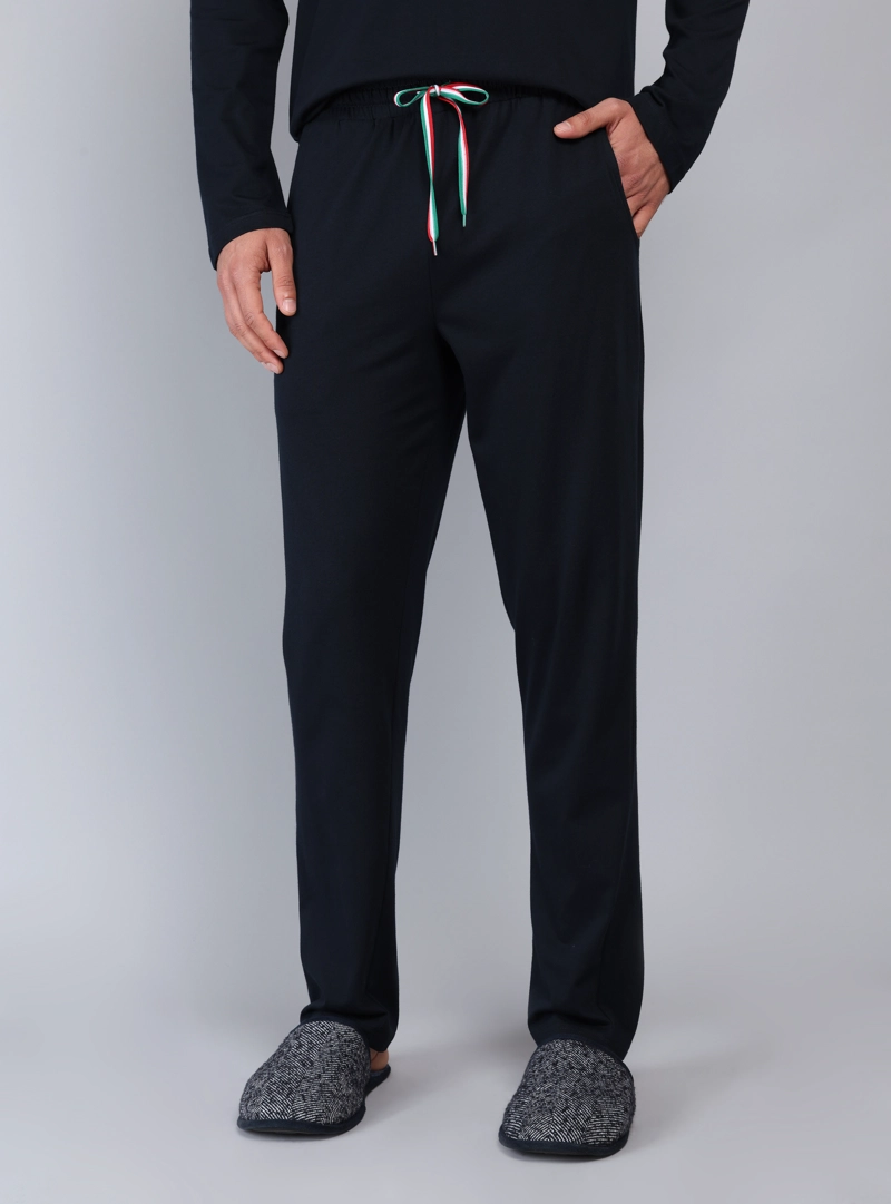 PIJAMA LARGO REGULAR FIT AZUL PIERO BUTTI - 5