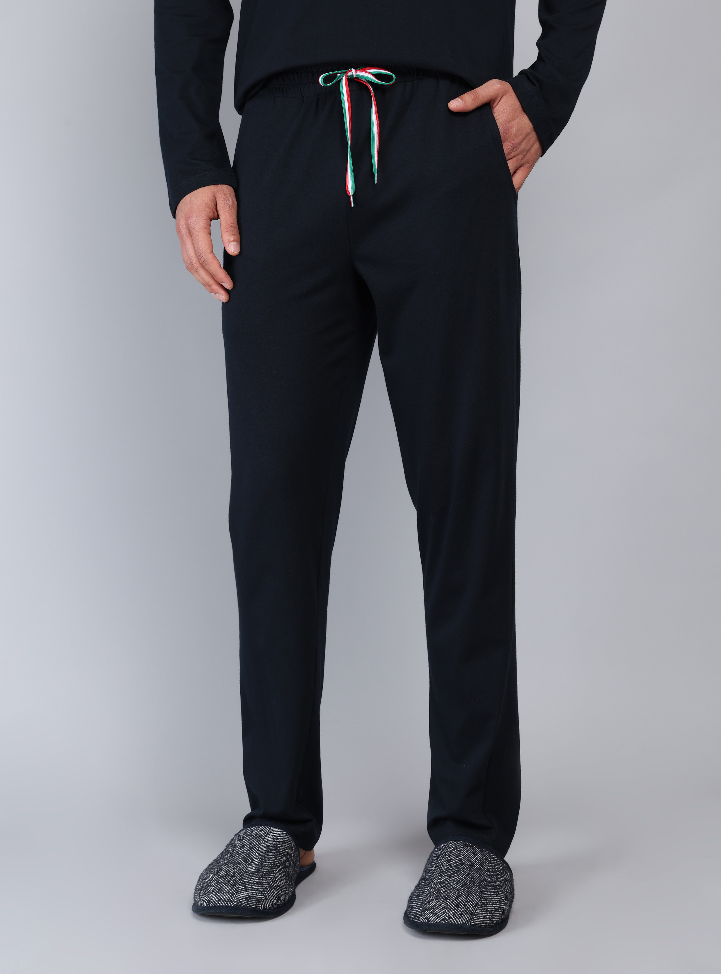 PIJAMA LARGO REGULAR FIT AZUL PIERO BUTTI - 5