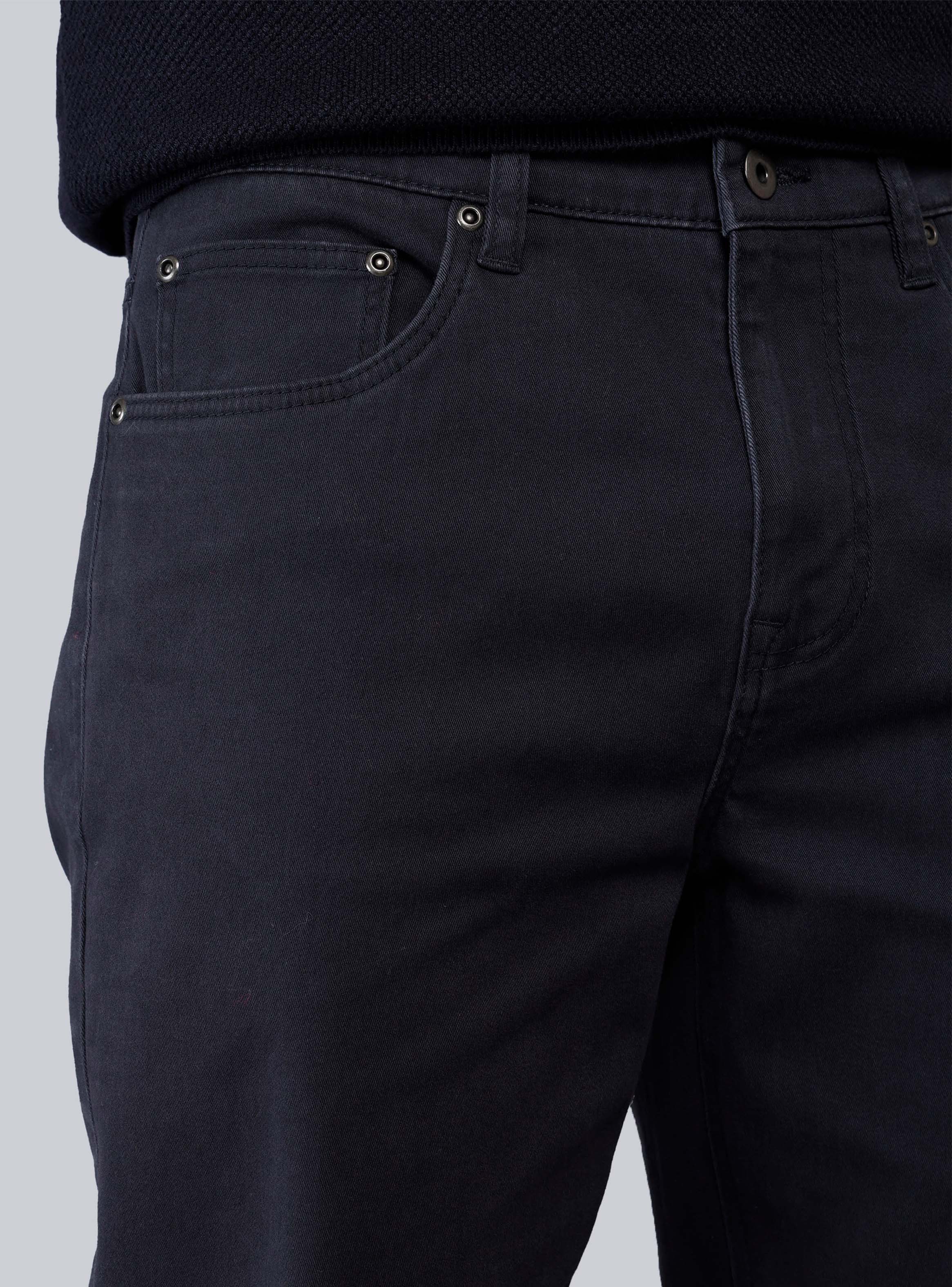 PANTALON 5 POCKET REGULAR FIT AZUL MARINO PIERO BUTTI - 3