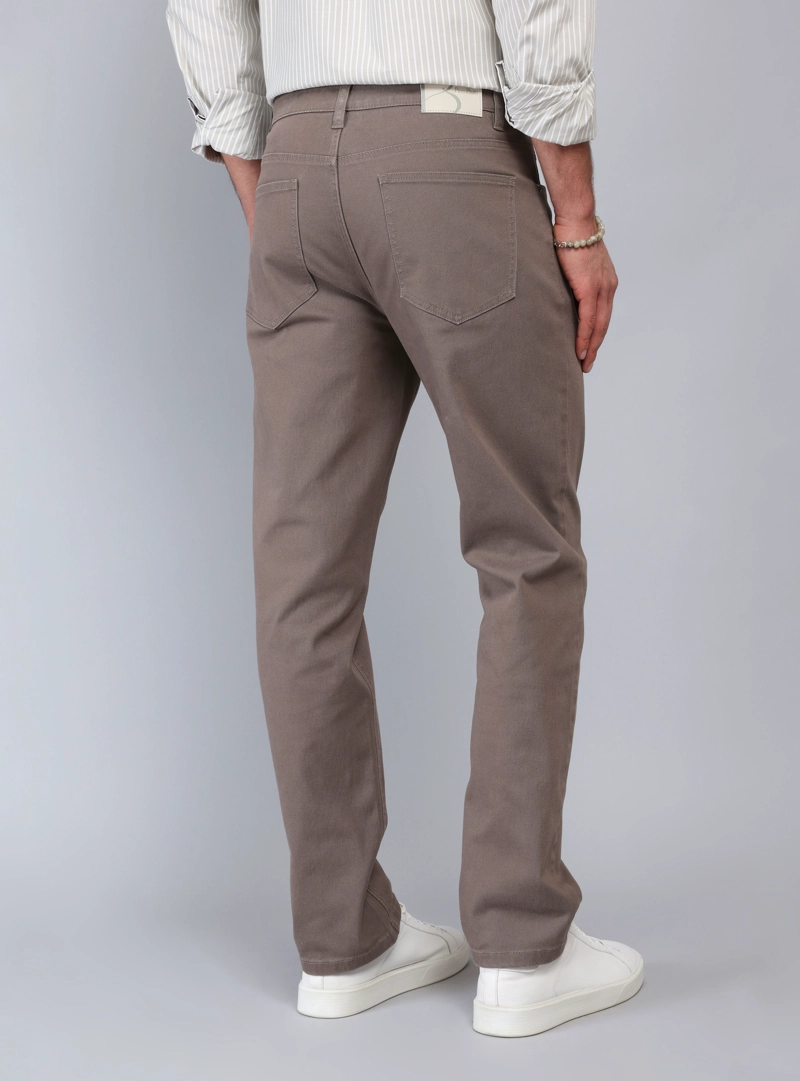 PANTALON 5 POCKET REGULAR FIT GRIS OSCURO PIERO BUTTI - 2