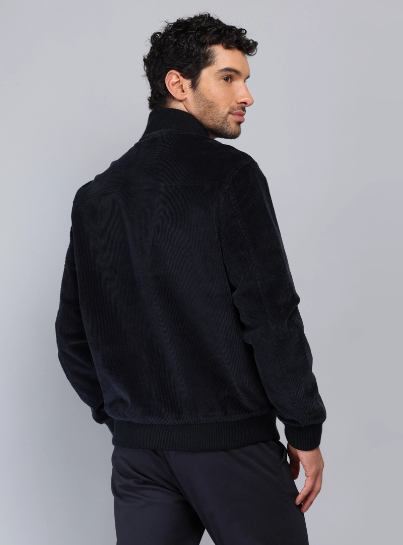 CHAQUETA BOMBER COTELE REGULAR FIT AZUL MARINO PIERO BUTTI - 2