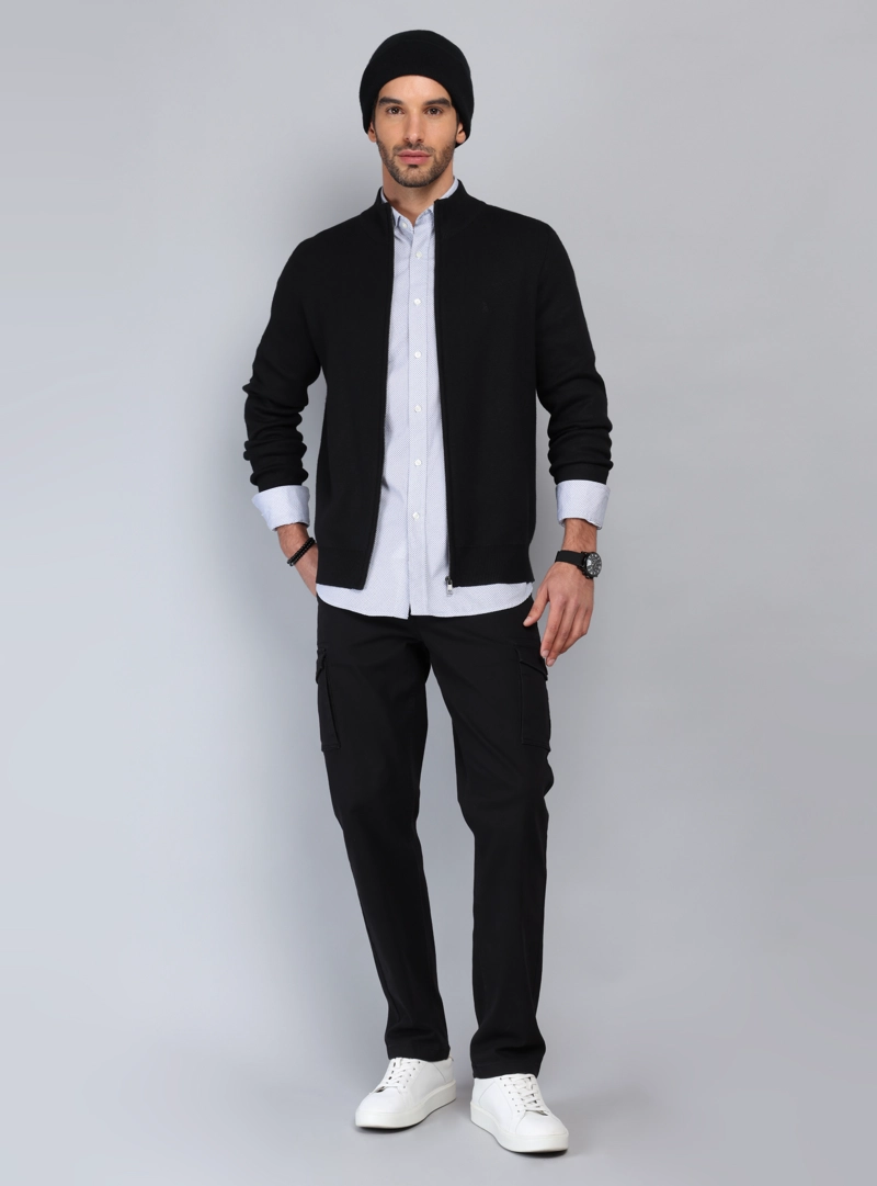 SWEATER CUELLO ALTO CON CIERRE PIERO BUTTI - 4