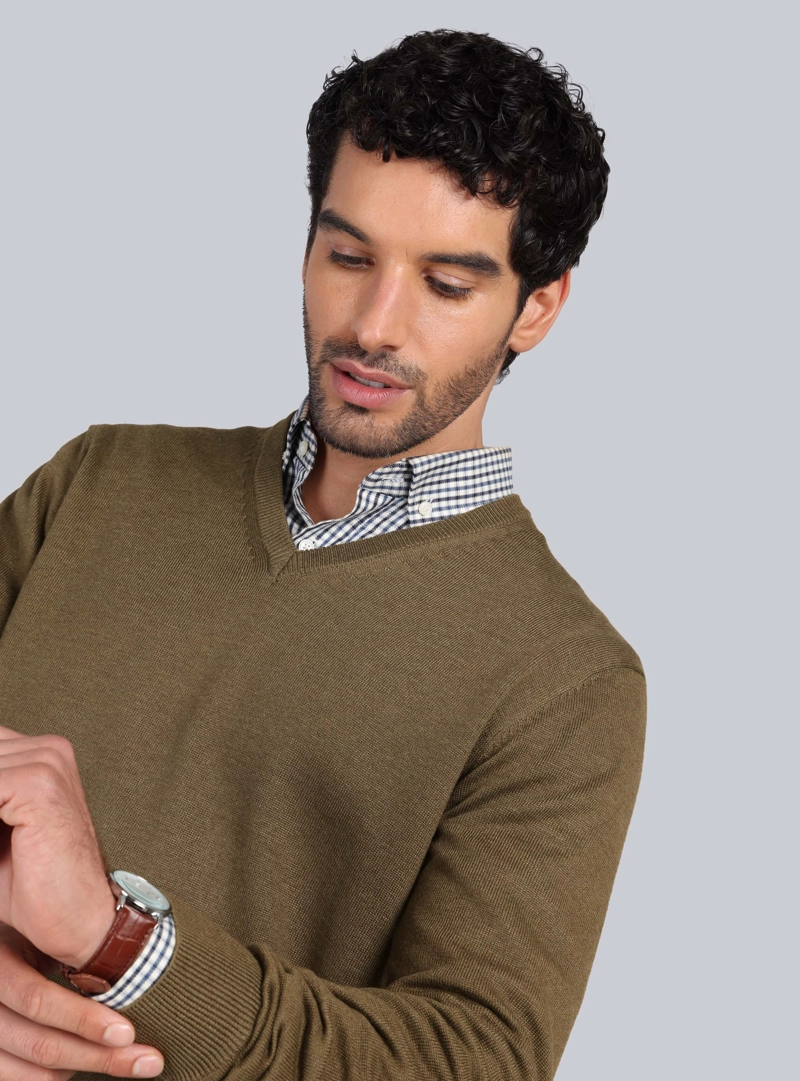 SWEATER CUELLO V PIERO BUTTI - 3