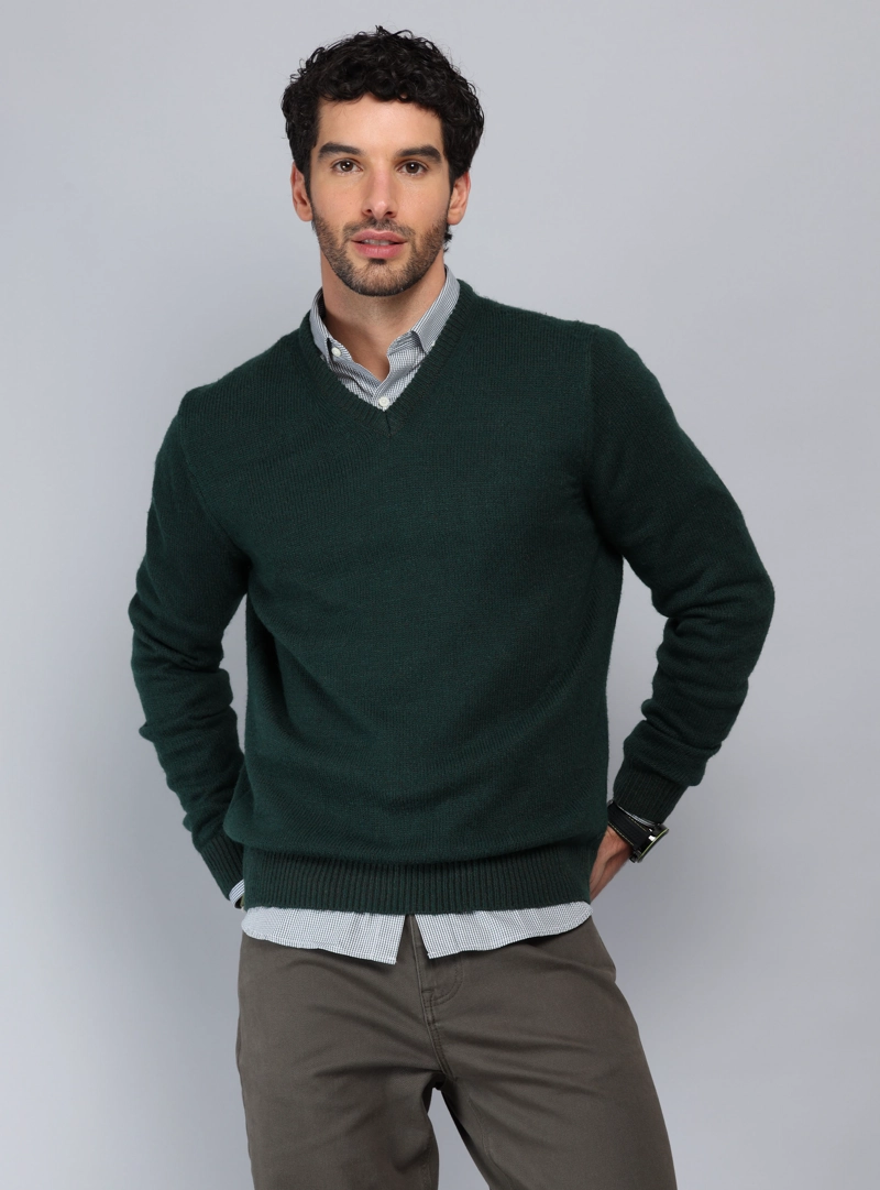 SWEATER CUELLO V PIERO BUTTI - 1