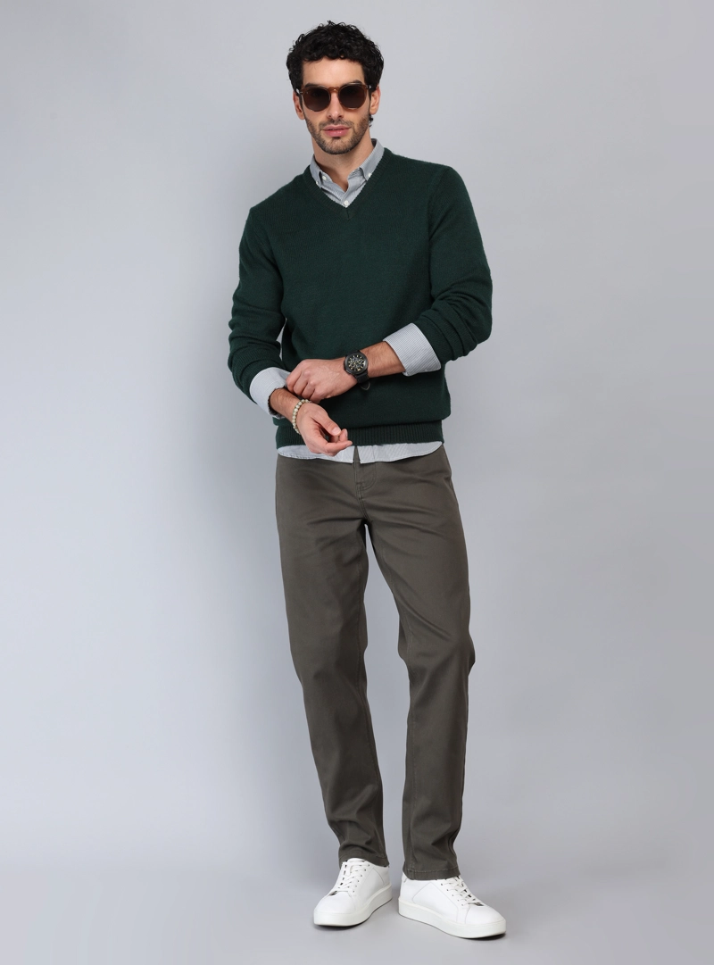 SWEATER CUELLO V PIERO BUTTI - 4