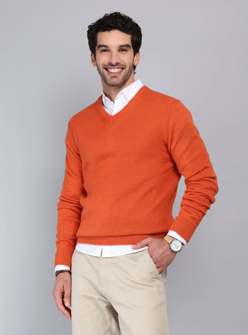 SWEATER CUELLO V PIERO BUTTI - 1