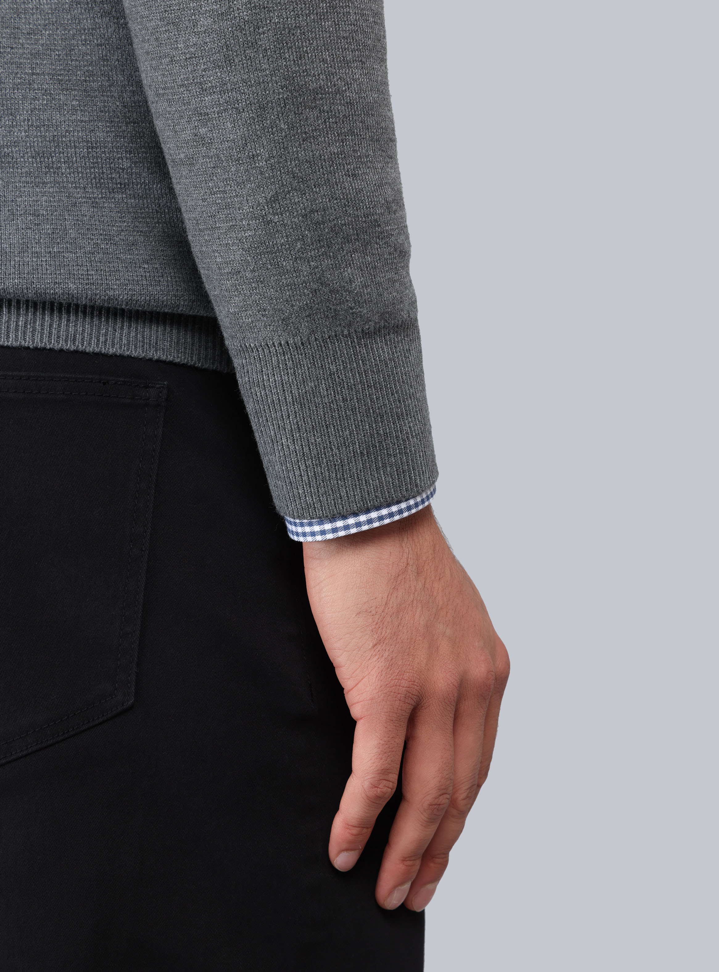 SWEATER CUELLO ALTO CON CIERRE PIERO BUTTI - 5