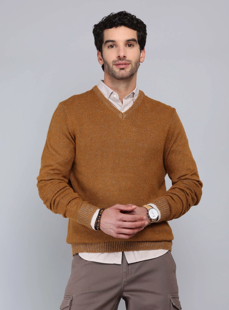 SWEATER CUELLO V PIERO BUTTI - 1