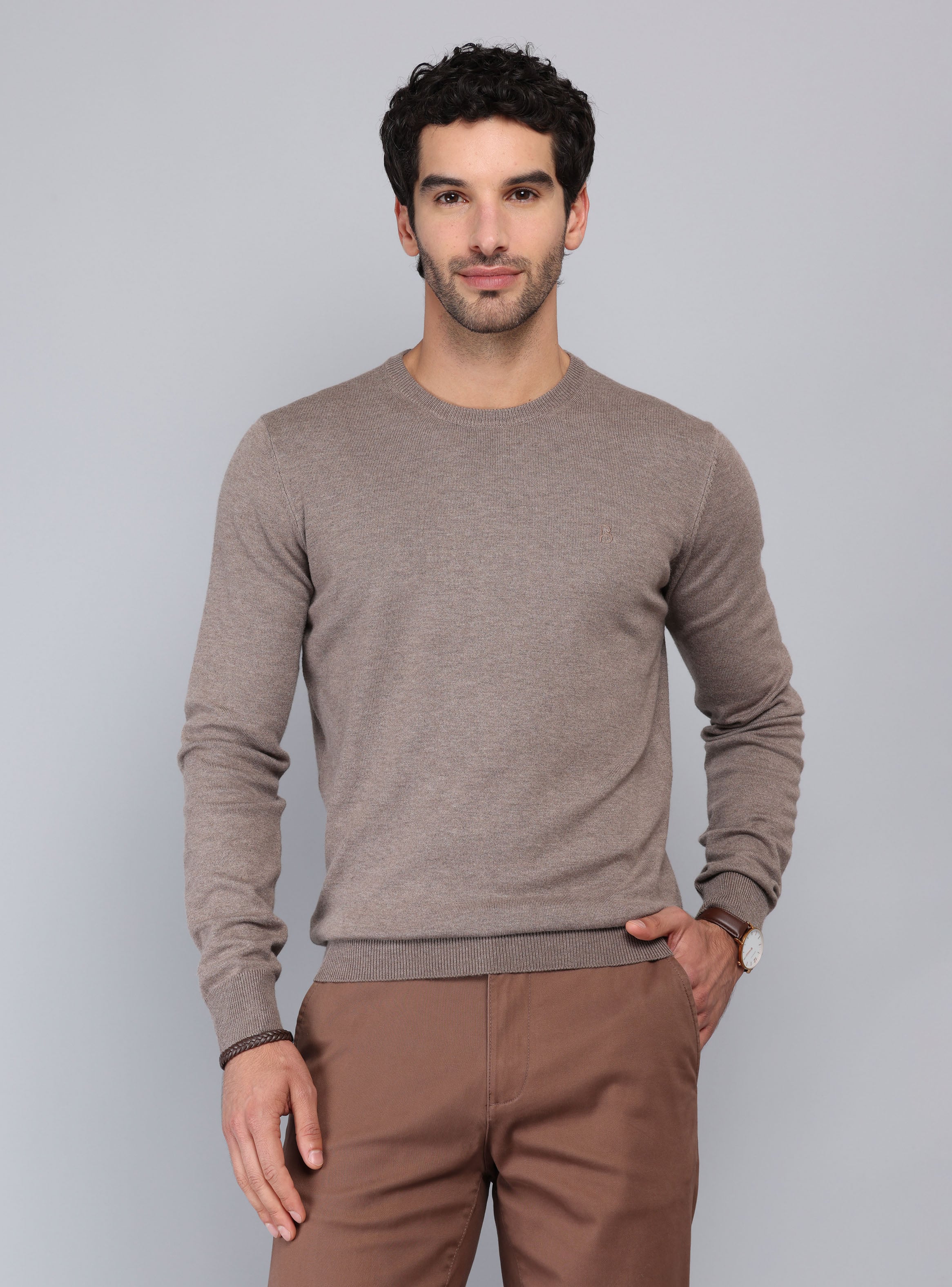SWEATER CUELLO REDONDO PIERO BUTTI - 1
