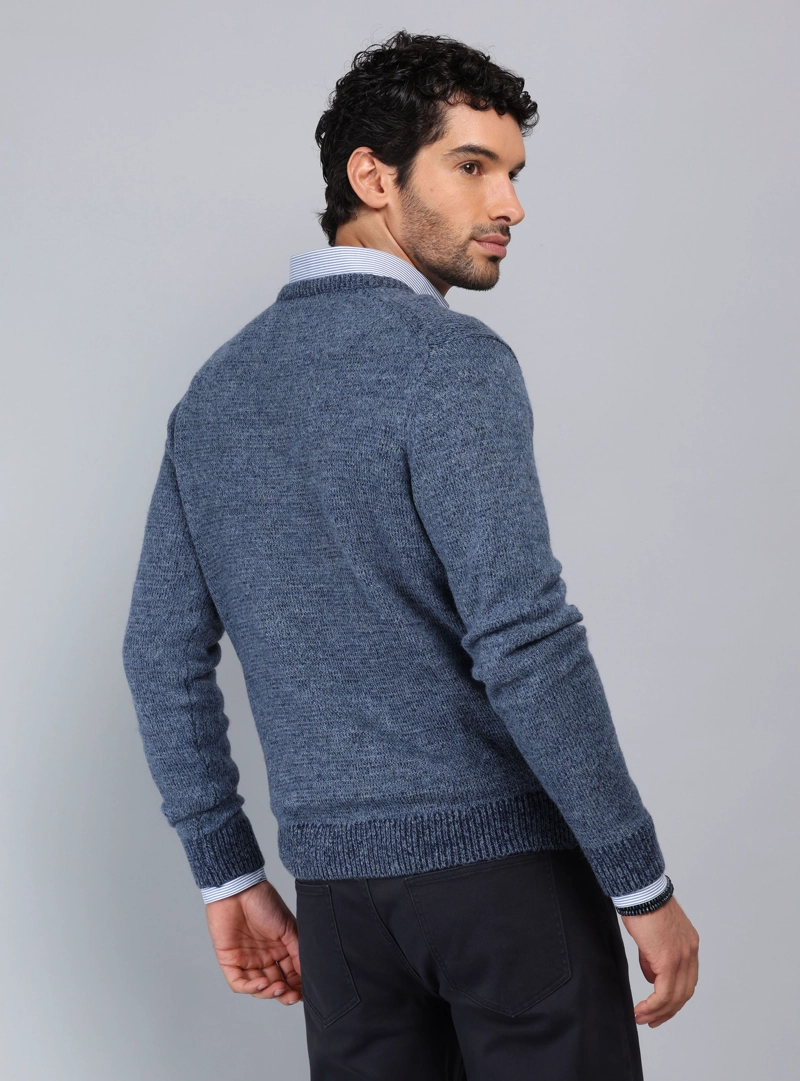 SWEATER CUELLO V PIERO BUTTI - 2