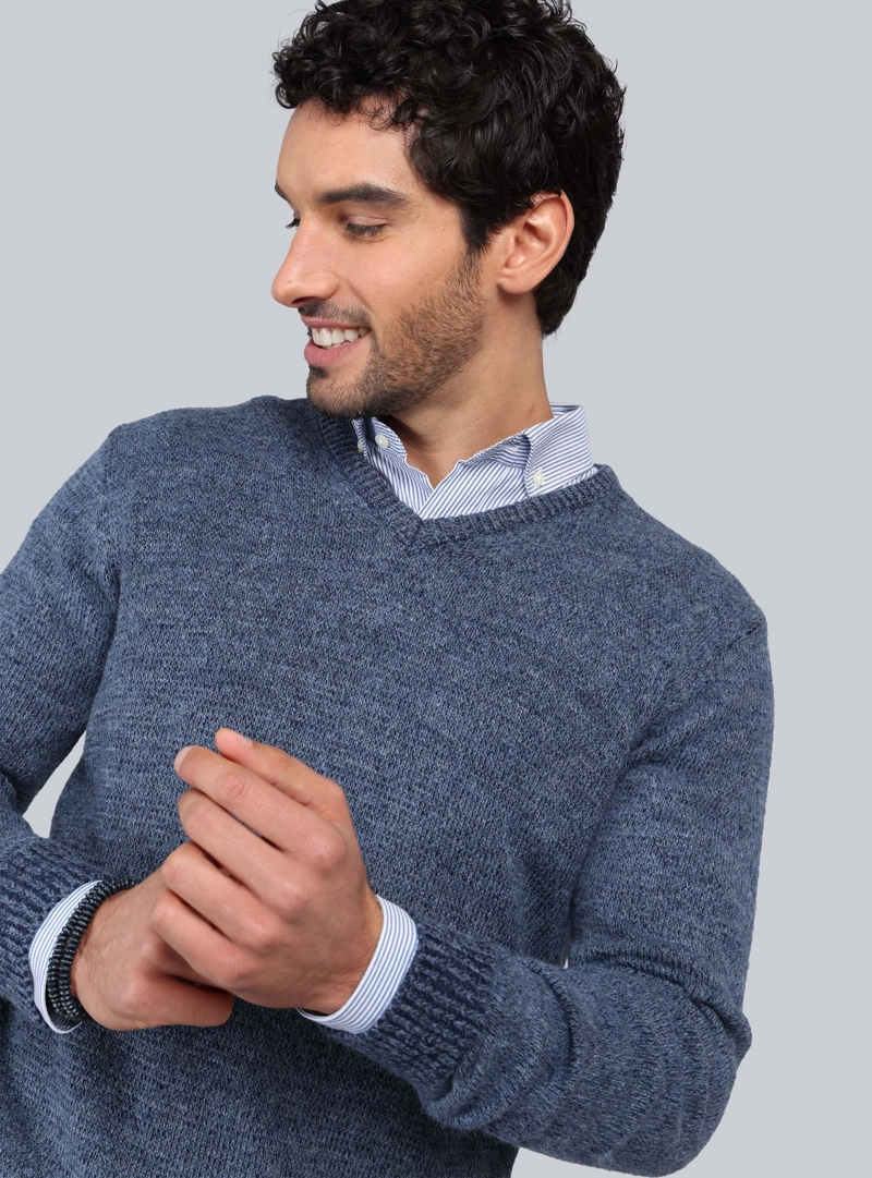 SWEATER CUELLO V PIERO BUTTI - 3