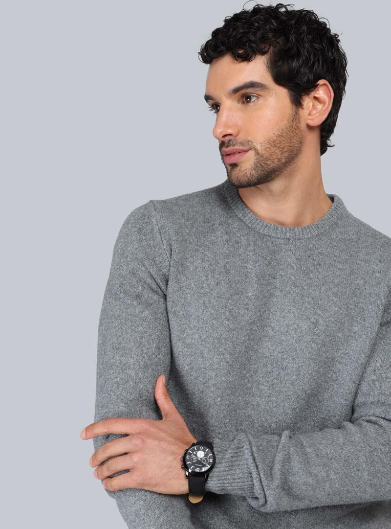 SWEATER LISO CUELLO REDONDO PIERO BUTTI - 3