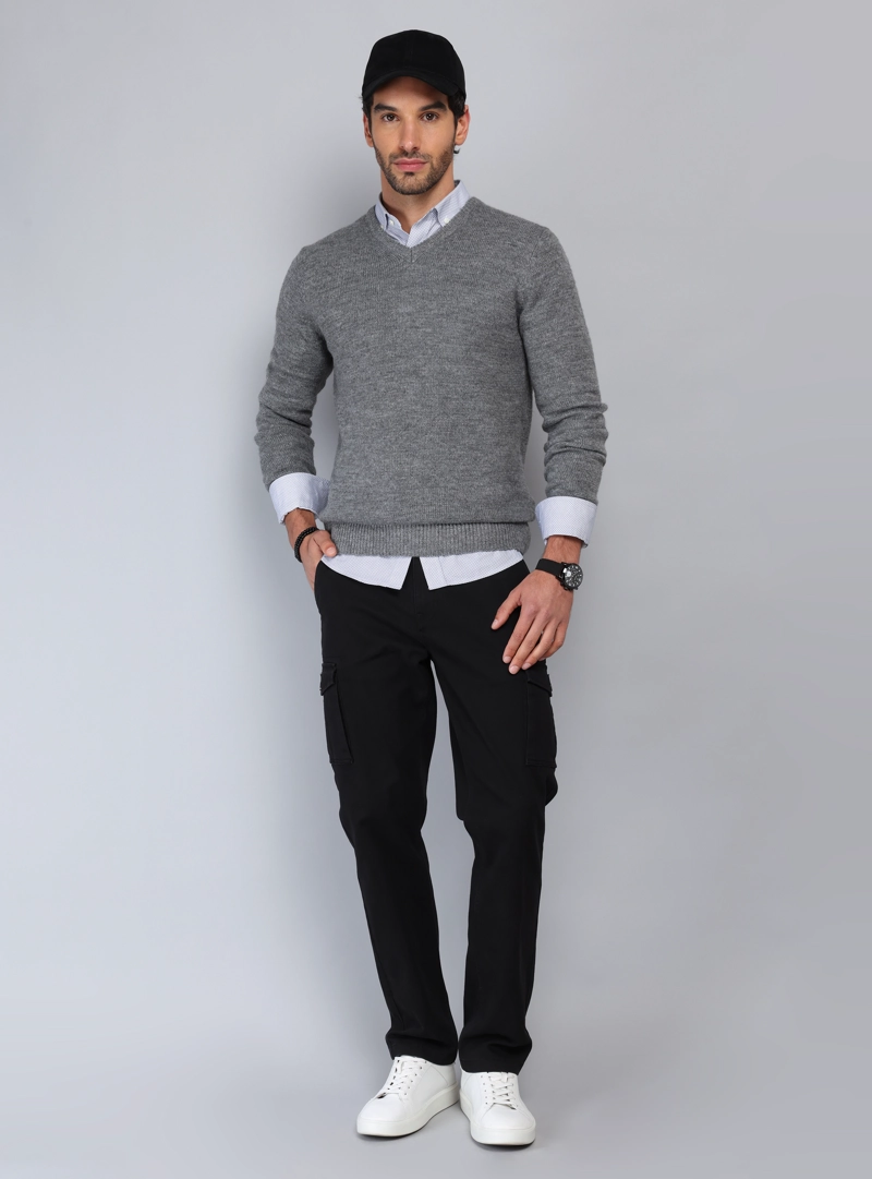 SWEATER CUELLO V PIERO BUTTI - 4