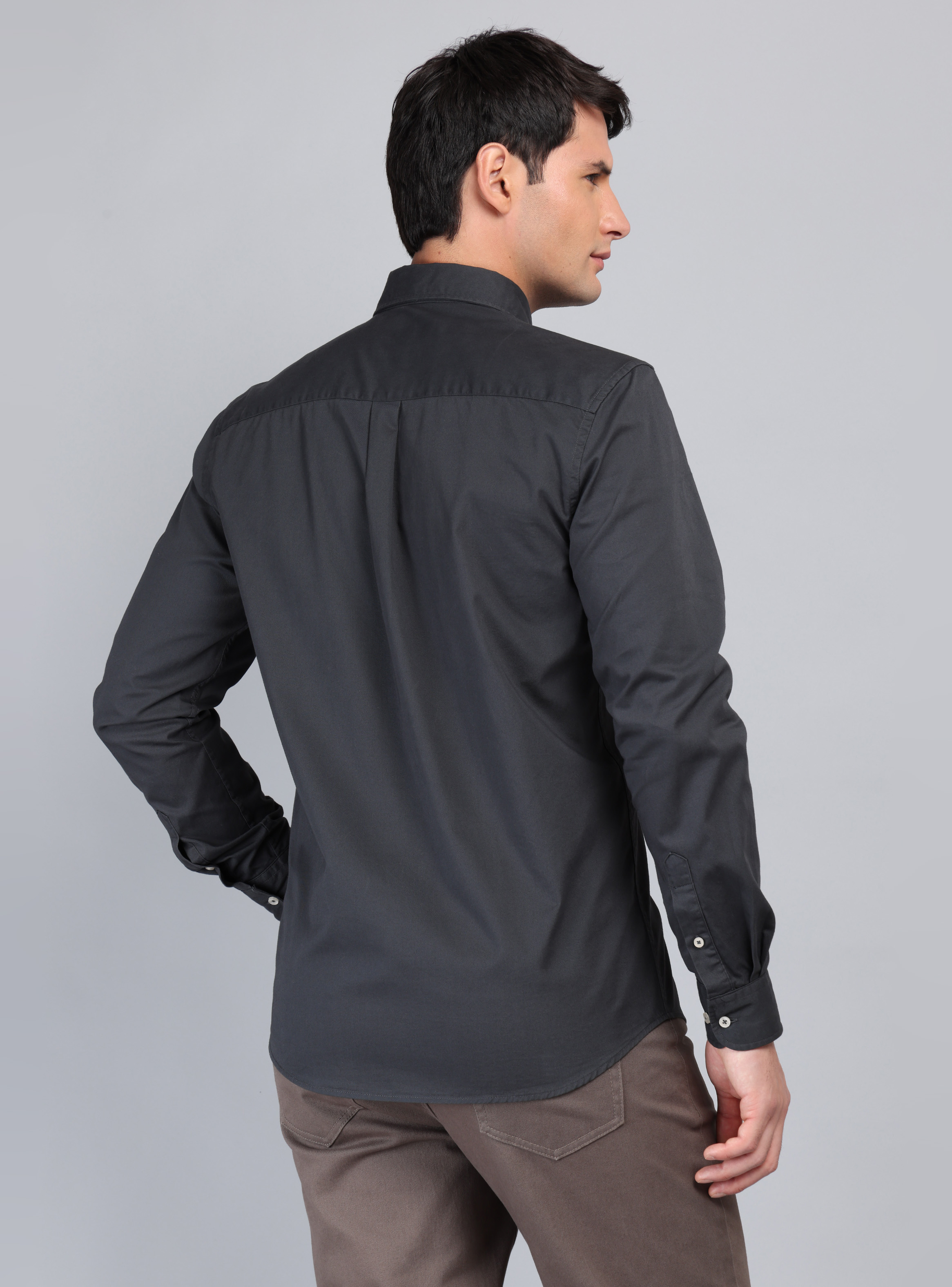 CAMISA LISA REGULAR FIT CARBON ARROW - 2