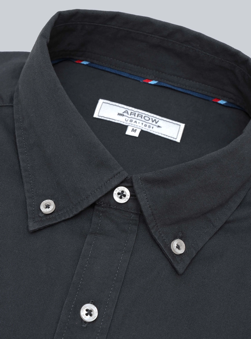 CAMISA LISA REGULAR FIT CARBON ARROW - 5