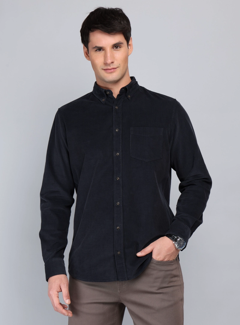 CAMISA COTELE  REGULAR FIT AZUL MARINO ARROW - 1