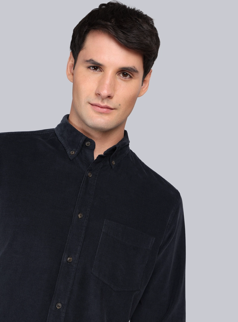 CAMISA COTELE  REGULAR FIT AZUL MARINO ARROW - 3