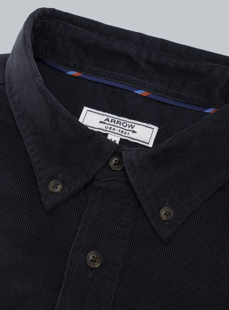 CAMISA COTELE  REGULAR FIT AZUL MARINO ARROW - 5