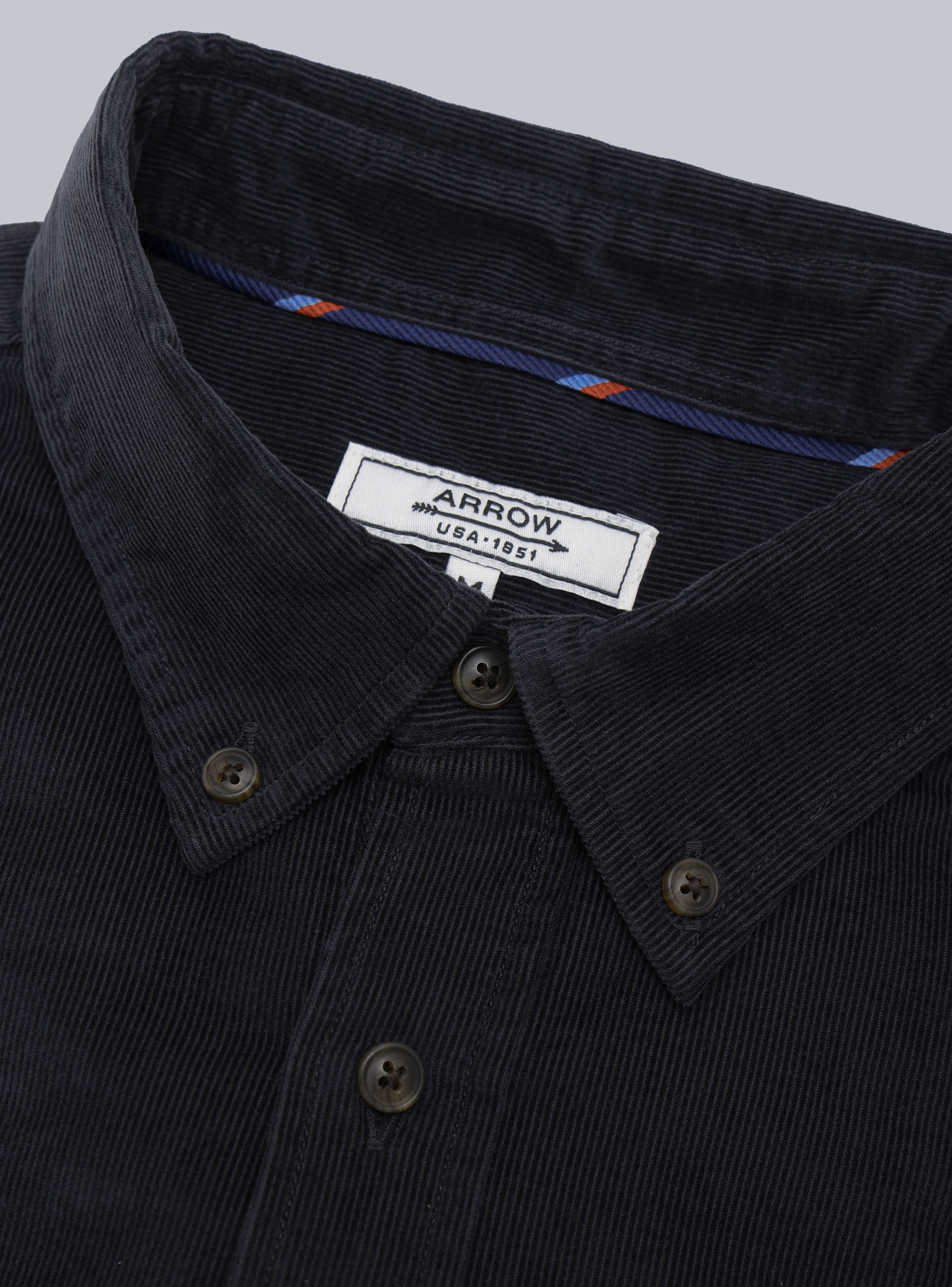 CAMISA COTELE  REGULAR FIT AZUL MARINO ARROW - 5