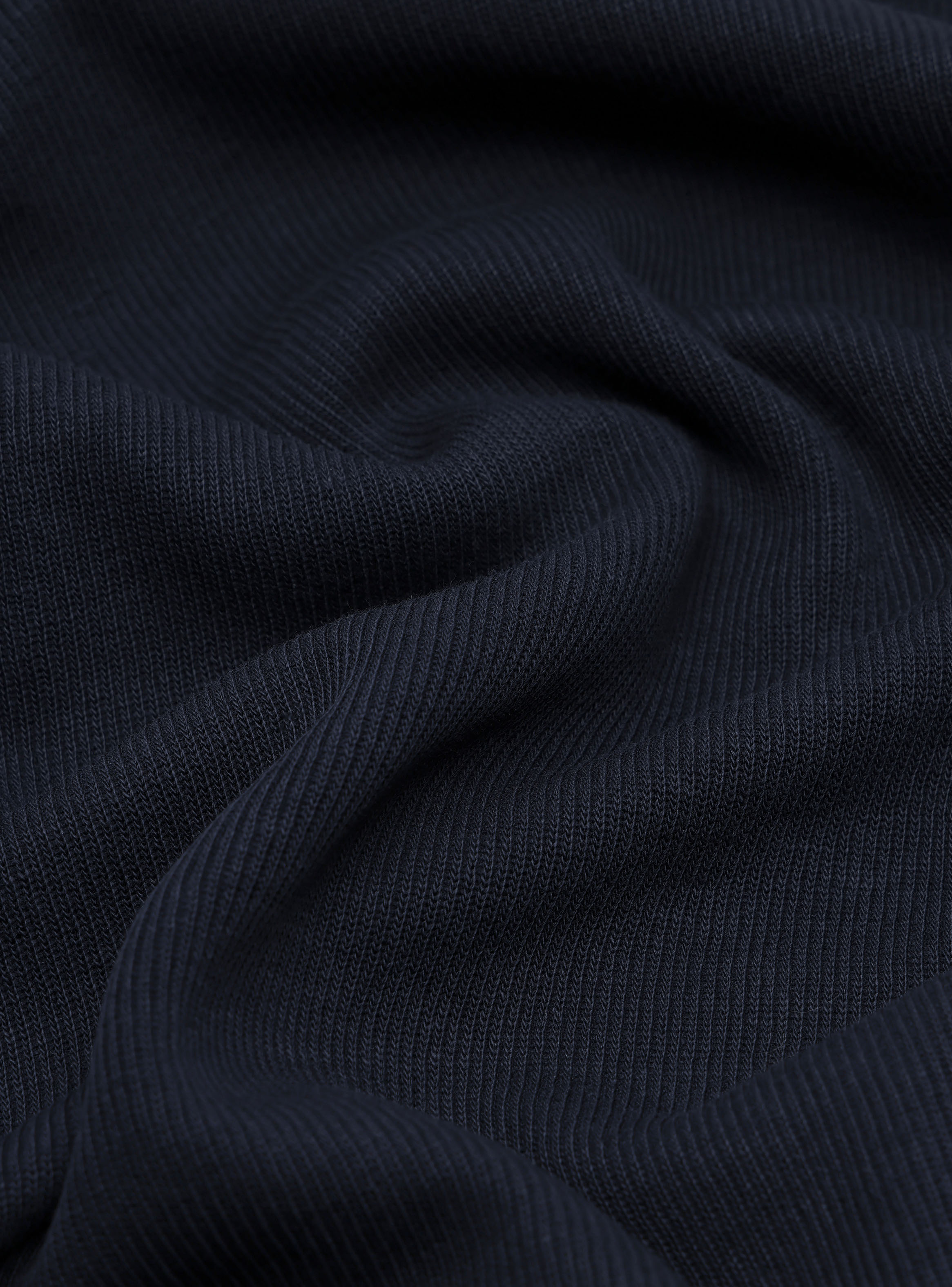 POLERA RIB MANGA LARGA REGULAR FIT AZUL MARINO ARROW - 6