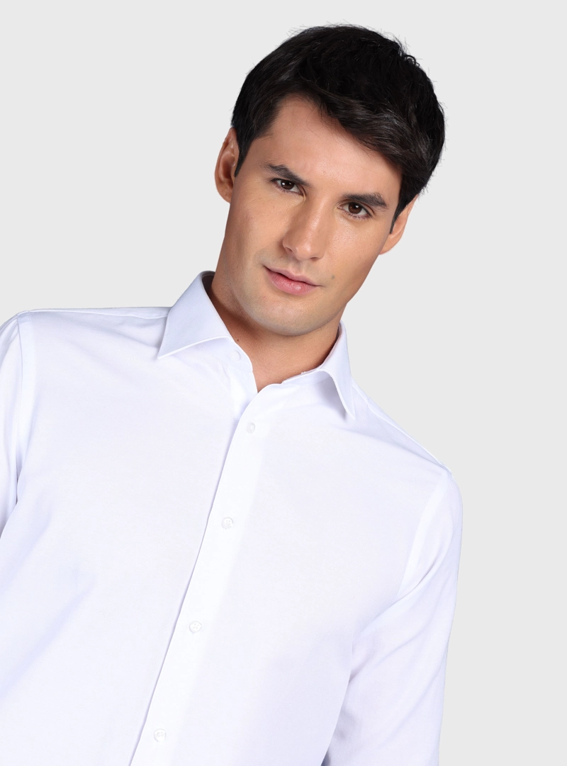 CAMISA LISA SLIM FIT BLANCO ARROW - 3