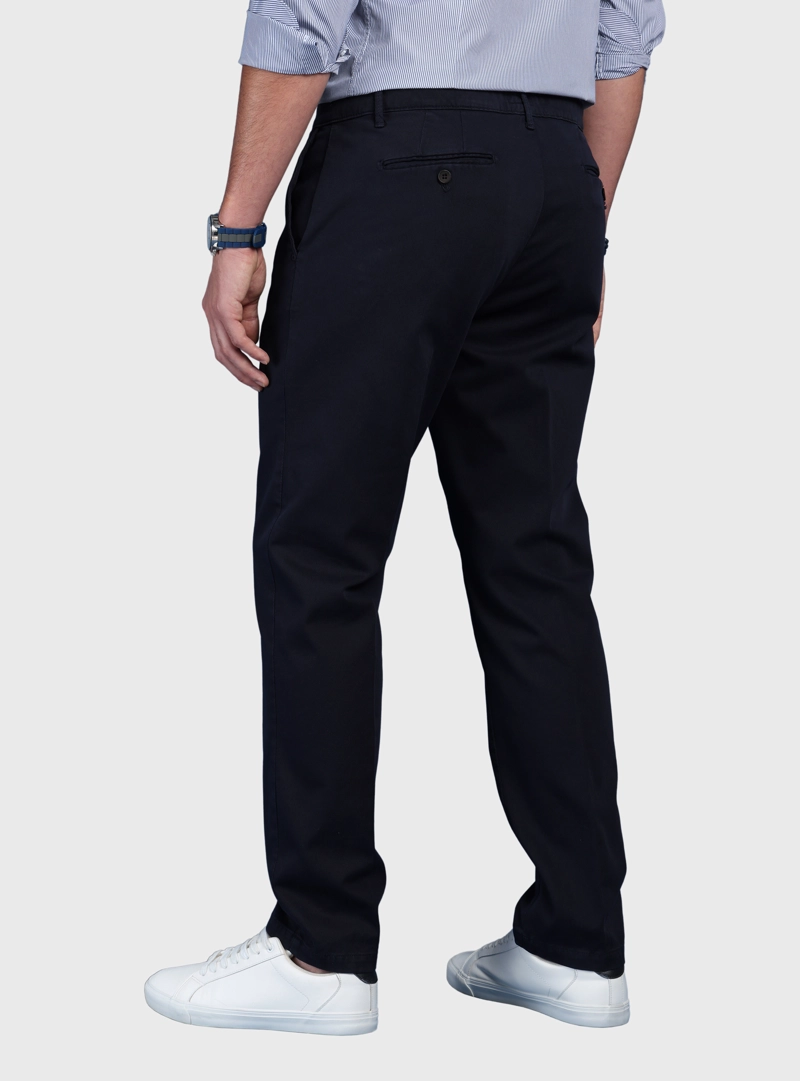 PANTALON TEXTURADO SPANDEX TAILORED FIT AZUL ARROW - 2