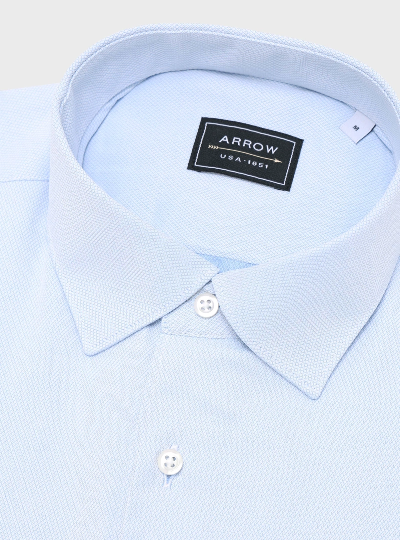 CAMISA TEXTURADA SLIM FIT CELESTE ARROW - 5