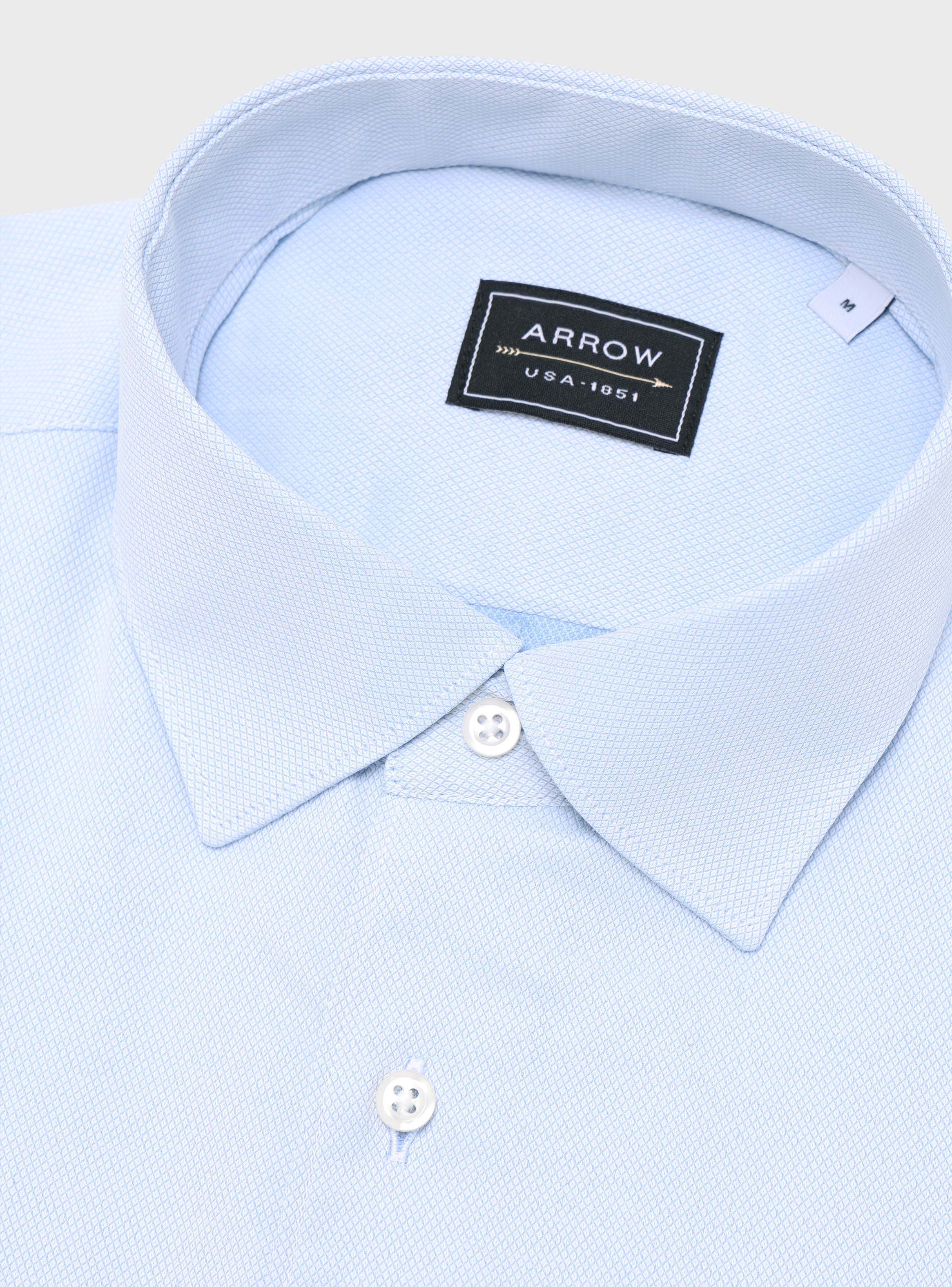 CAMISA TEXTURADA SLIM FIT CELESTE ARROW - 5