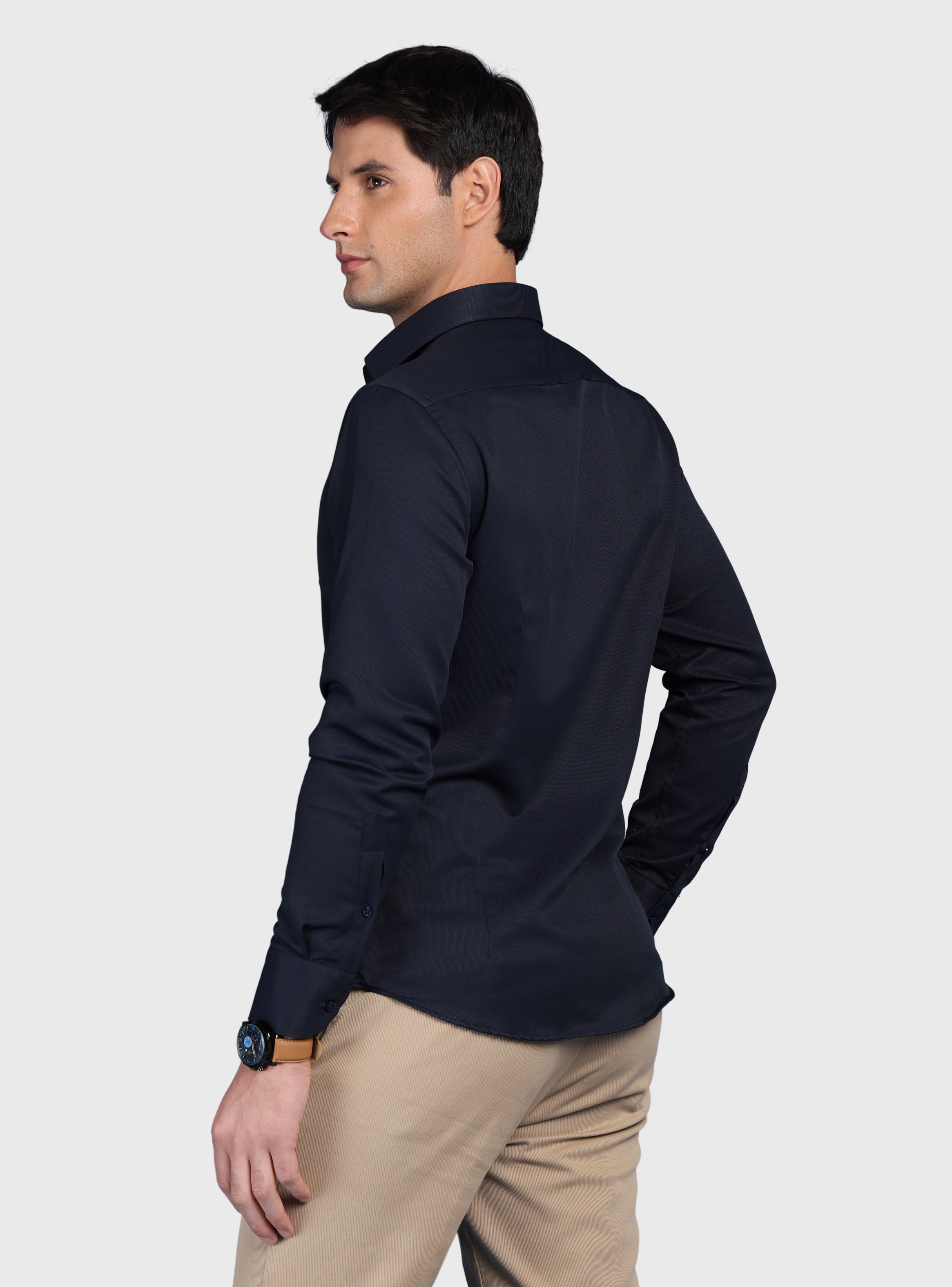 CAMISA TEXTURADA SLIM FIT AZUL ARROW - 2