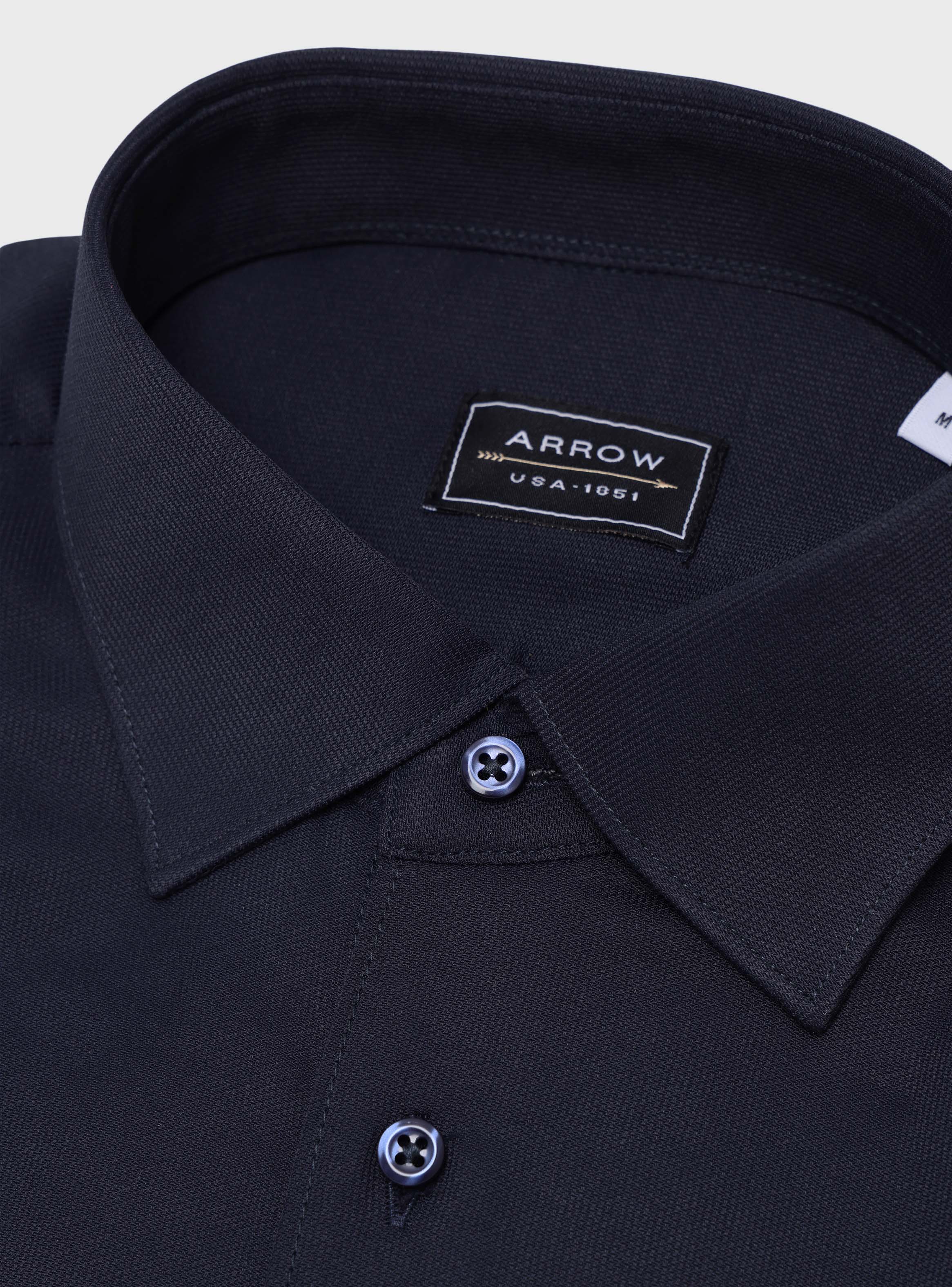 CAMISA TEXTURADA SLIM FIT AZUL ARROW - 5