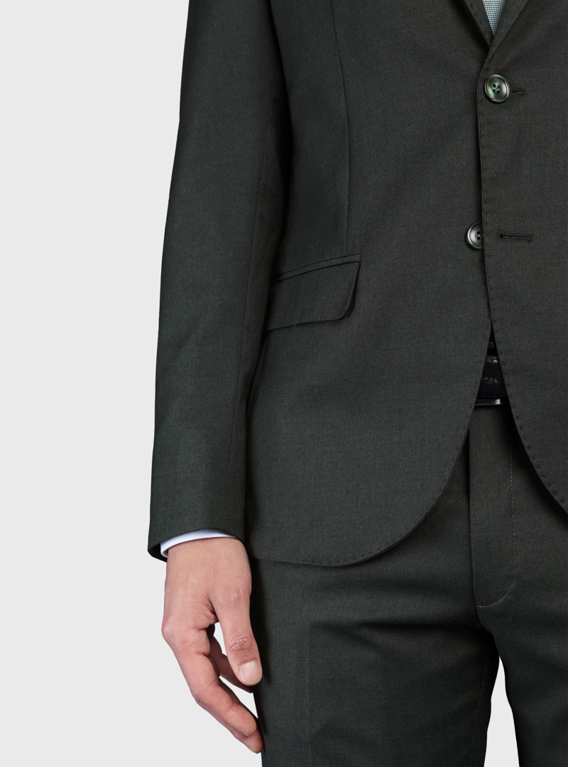 TRAJE LISO SPANDEX SLIM FIT VERDE ARROW - 6