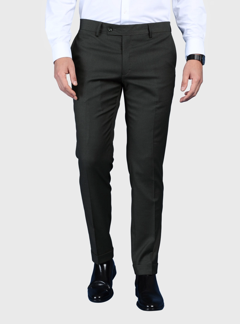 TRAJE LISO SPANDEX SLIM FIT VERDE ARROW - 7