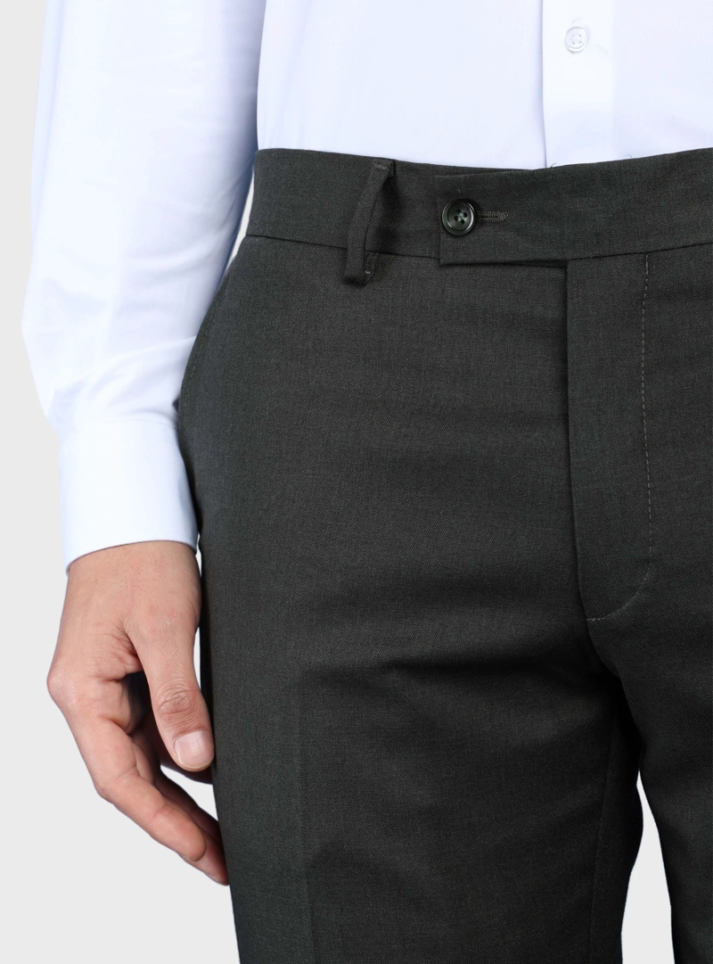 TRAJE LISO SPANDEX SLIM FIT VERDE ARROW - 9
