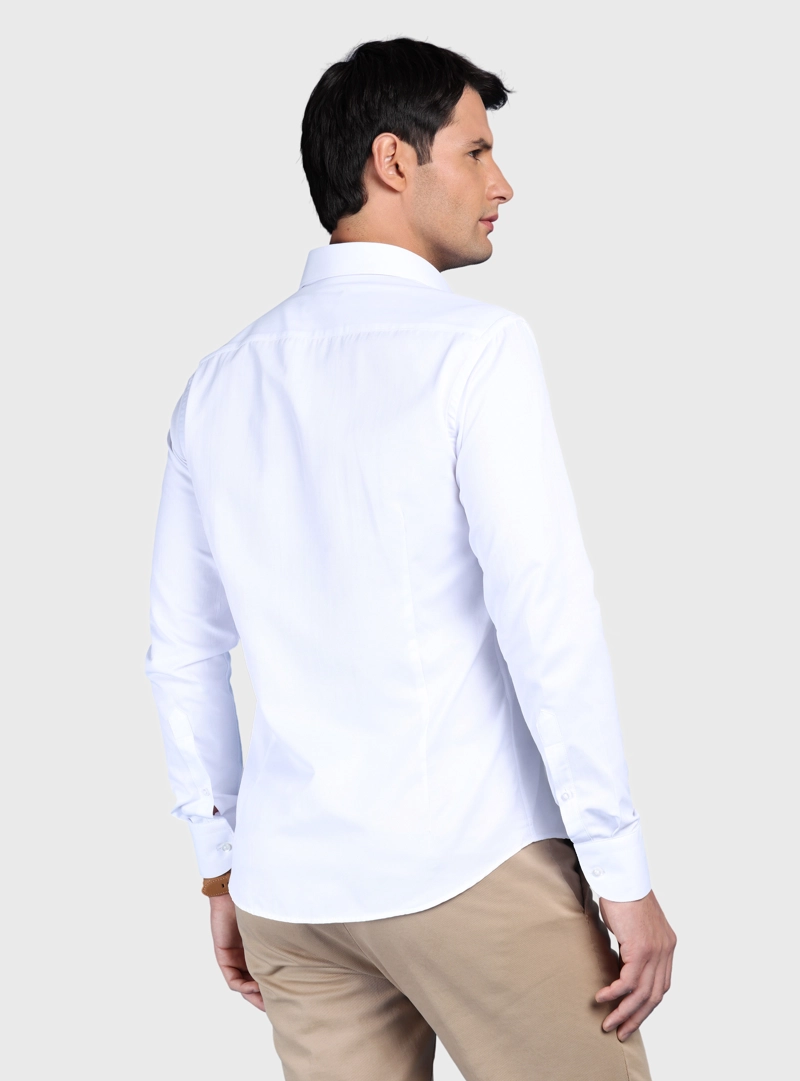 CAMISA TEXTURADA SLIM FIT BLANCO ARROW - 2