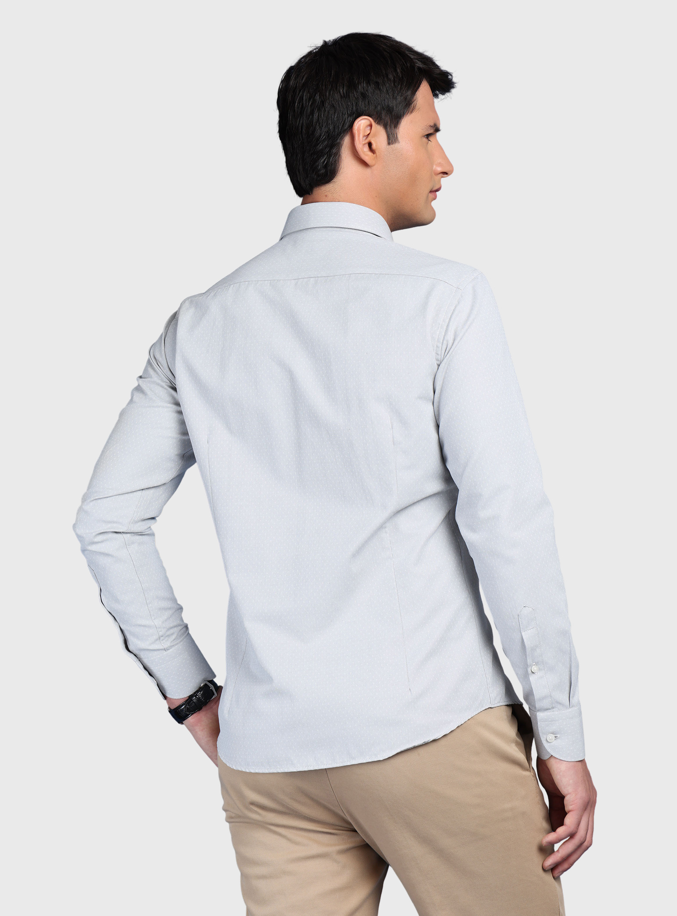 CAMISA TEXTURADA SLIM FIT VERDE ARROW - 2