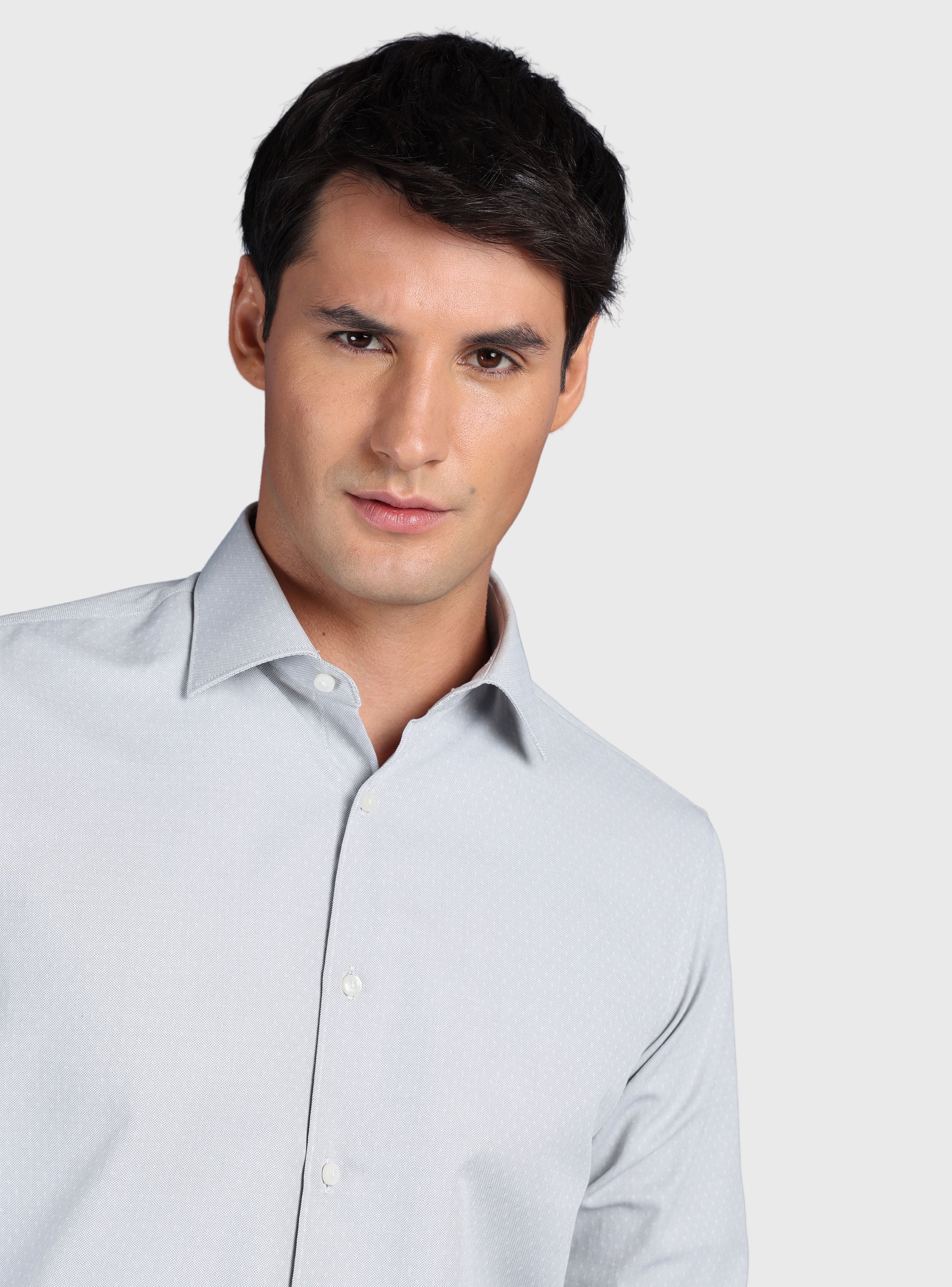 CAMISA TEXTURADA SLIM FIT VERDE ARROW - 3