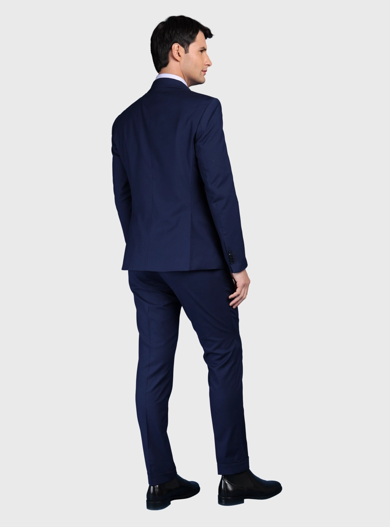 TRAJE LISO SPANDEX SLIM FIT AZUL ARROW - 2