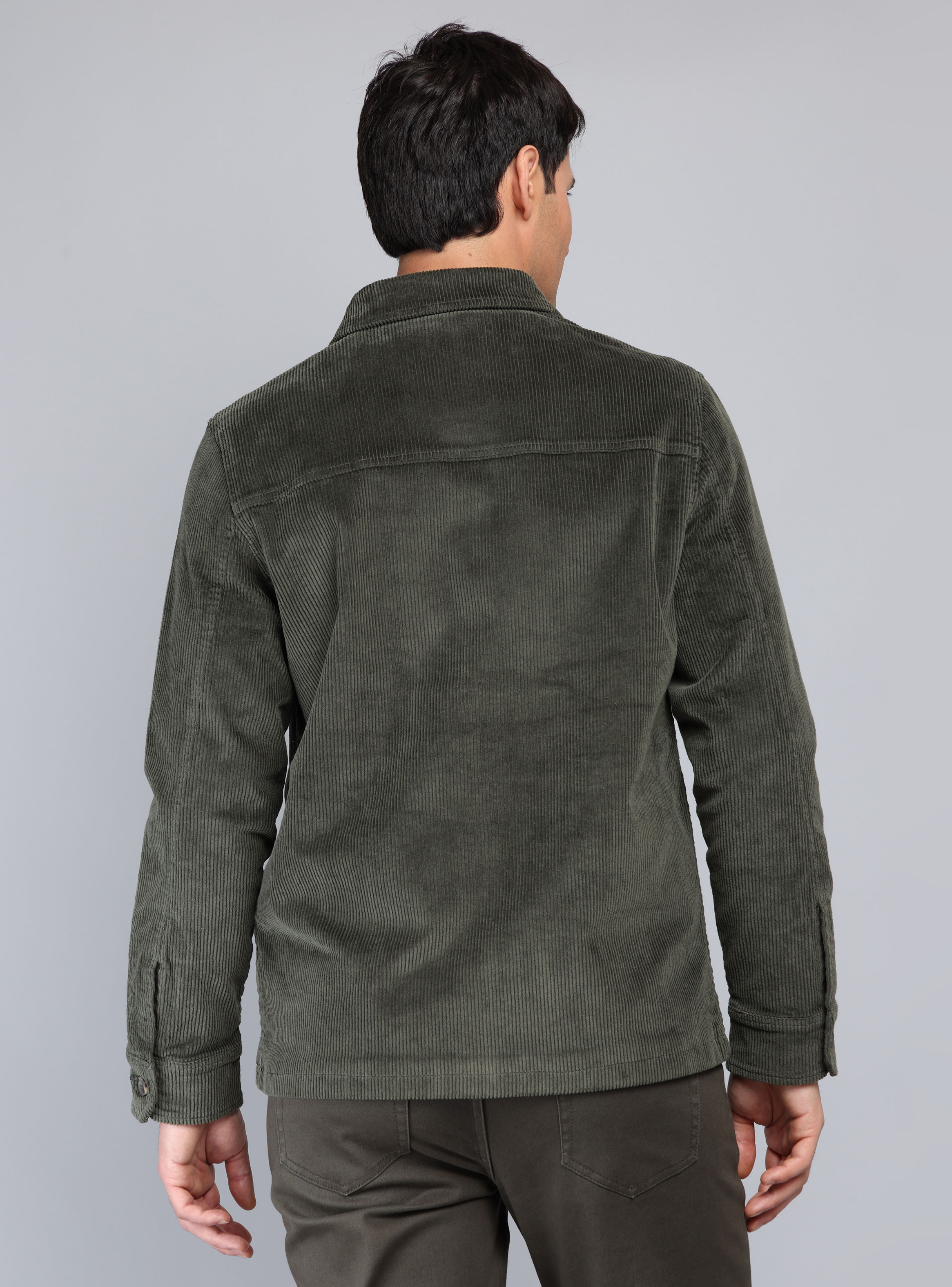 CHAQUETA COTELE  SPANDEX REGULAR FIT VERDE ARROW - 2
