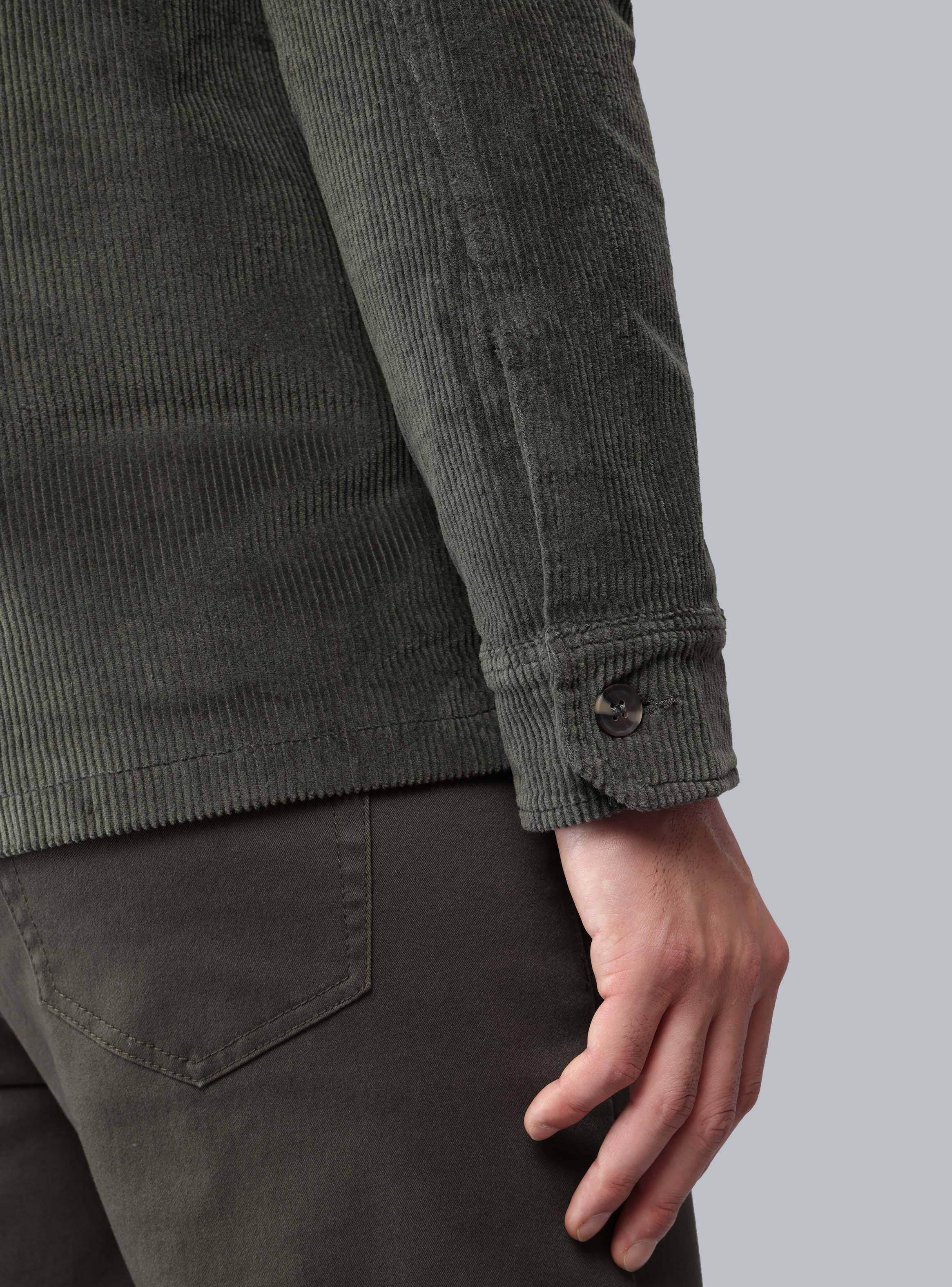 CHAQUETA COTELE  SPANDEX REGULAR FIT VERDE ARROW - 5